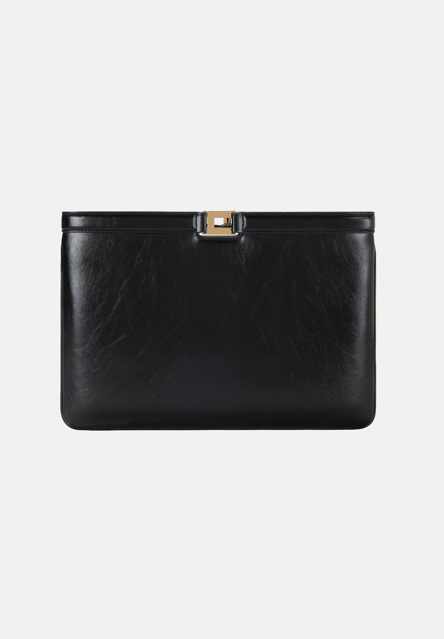 ELISABETTA FRANCHI Pochette nera da donna effetto naplak BS18A61E2 110 ELISABETTA FRANCHI