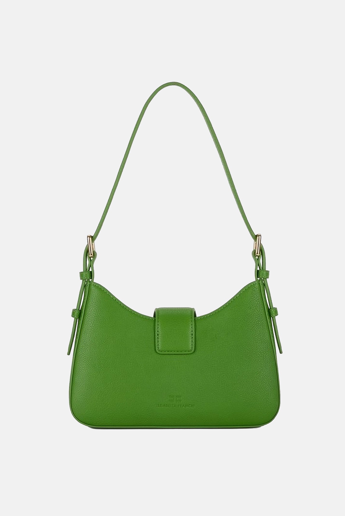 ELISABETTA FRANCHI Borsa a spalla verde da donna con charm<BR/> BS24A62E2 EV3 ELISABETTA FRANCHI