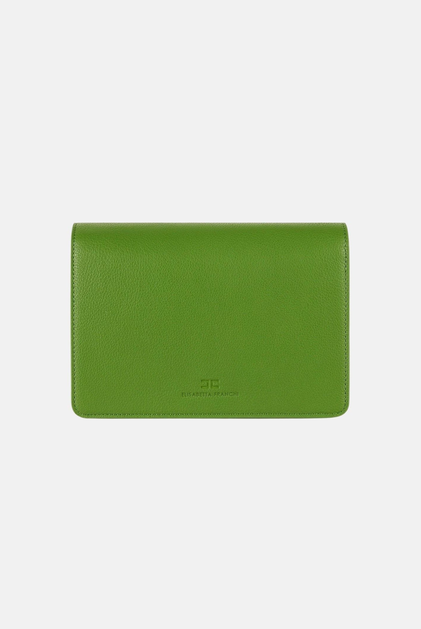 ELISABETTA FRANCHI Pochette verde da donna con logo BS39A61E2 EV3 ELISABETTA FRANCHI
