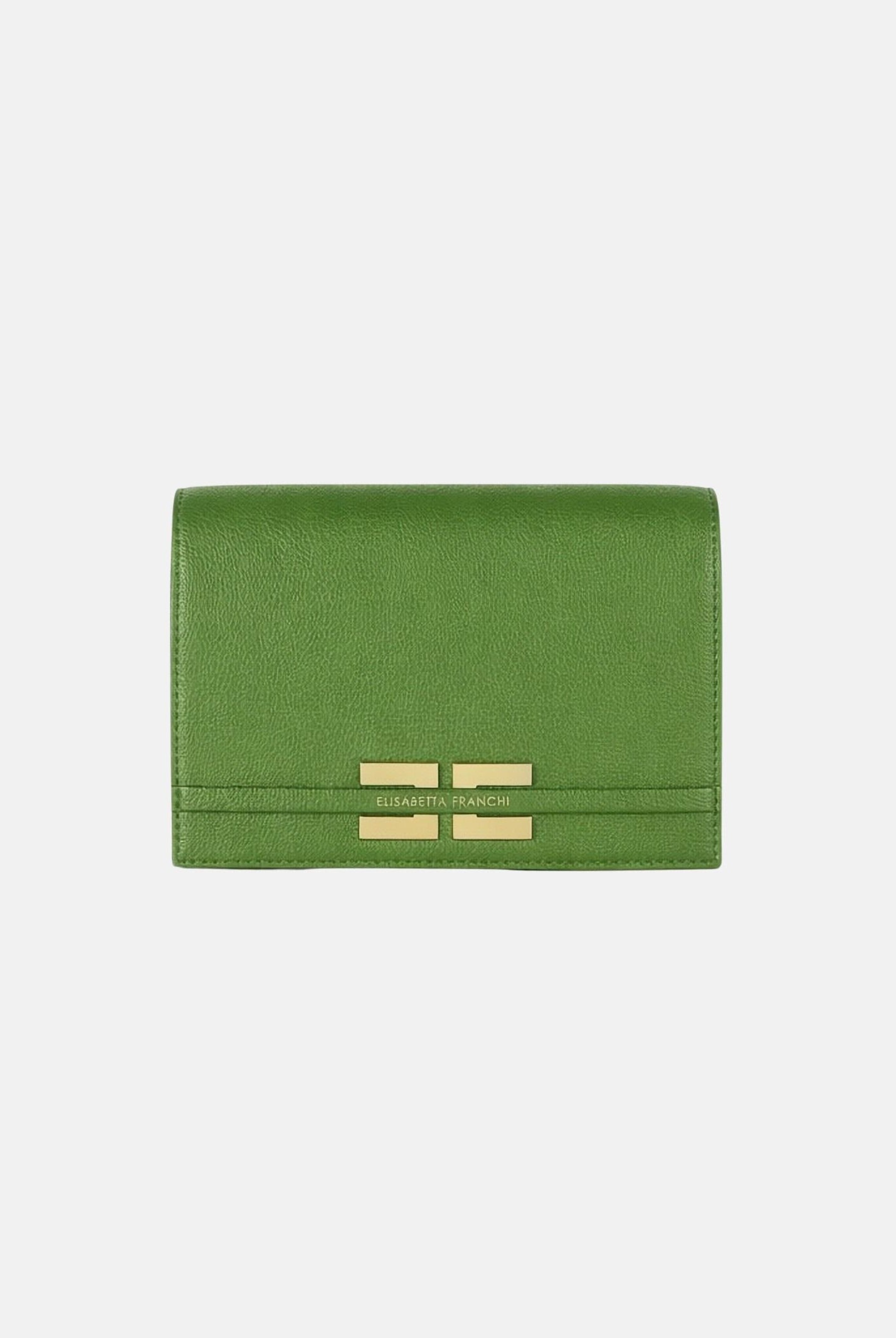 ELISABETTA FRANCHI Pochette verde da donna con logo BS40A61E2 EV3 ELISABETTA FRANCHI