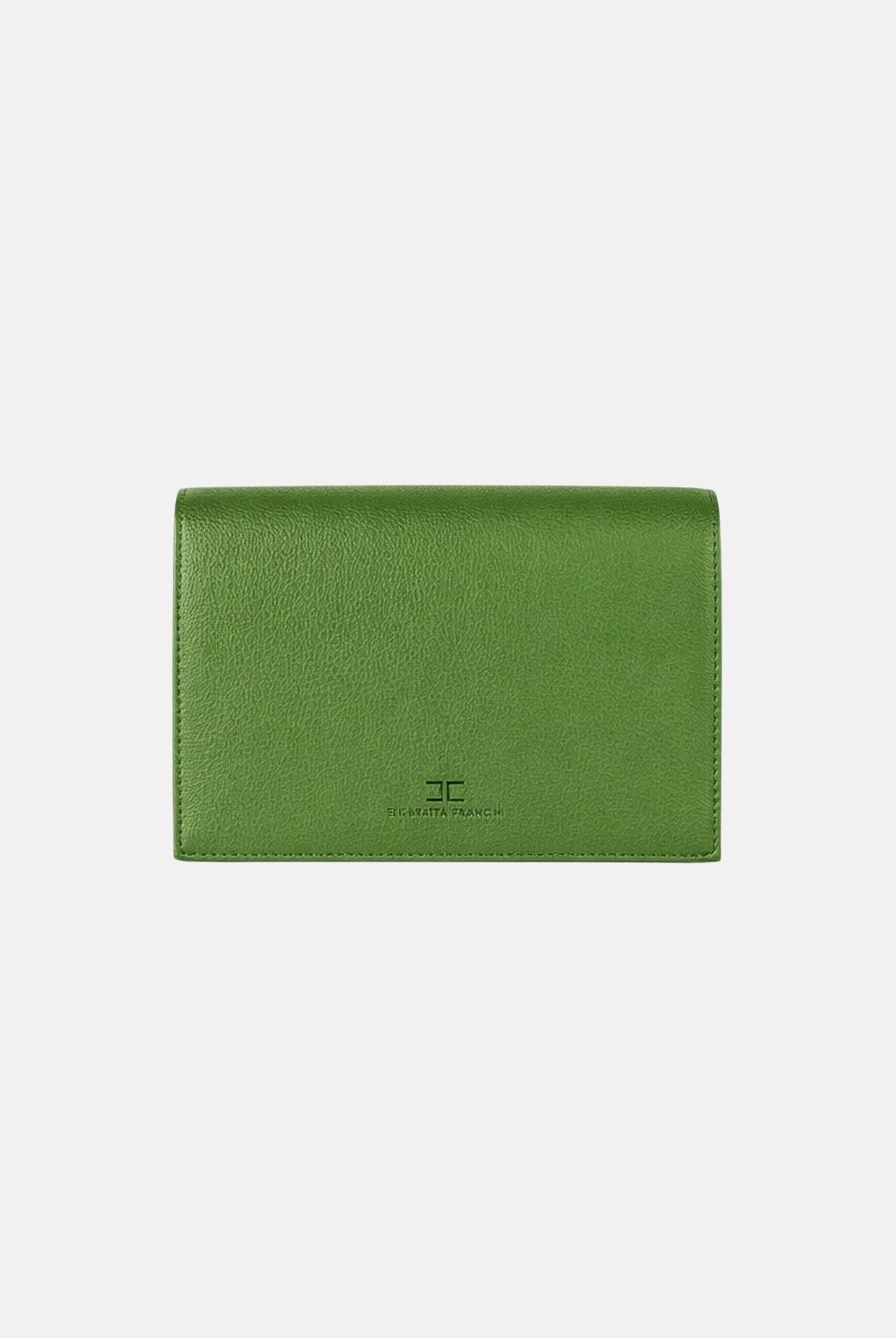 ELISABETTA FRANCHI Pochette verde da donna con logo BS40A61E2 EV3 ELISABETTA FRANCHI