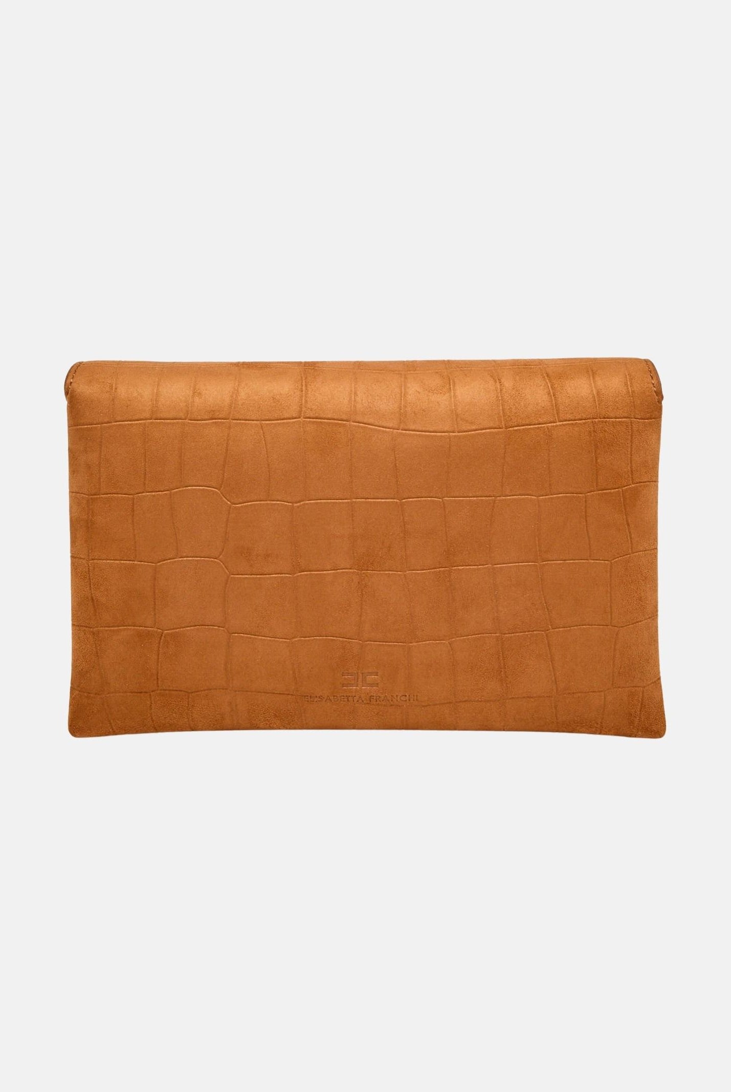 ELISABETTA FRANCHI Pochette cuoio da donna realizzata in suede BS64A61E2 600 ELISABETTA FRANCHI