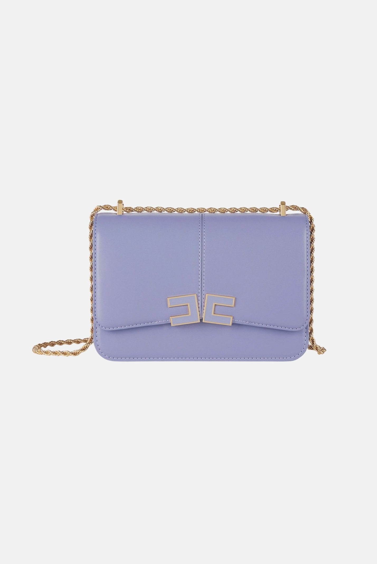 ELISABETTA FRANCHI Borsa a tracolla lilla da donna con logo BS91A61E2 EV7 ELISABETTA FRANCHI
