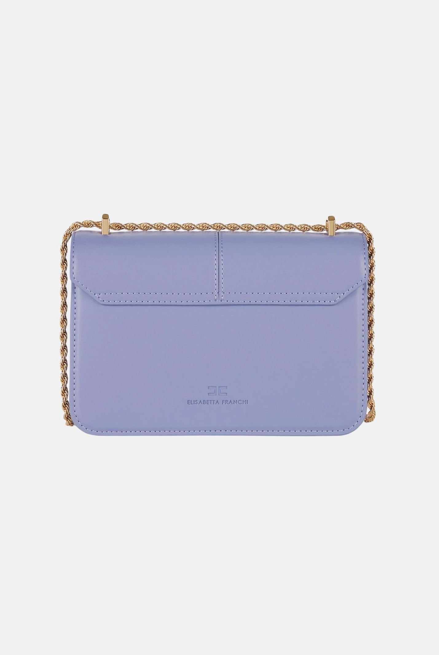 ELISABETTA FRANCHI Borsa a tracolla lilla da donna con logo BS91A61E2 EV7 ELISABETTA FRANCHI