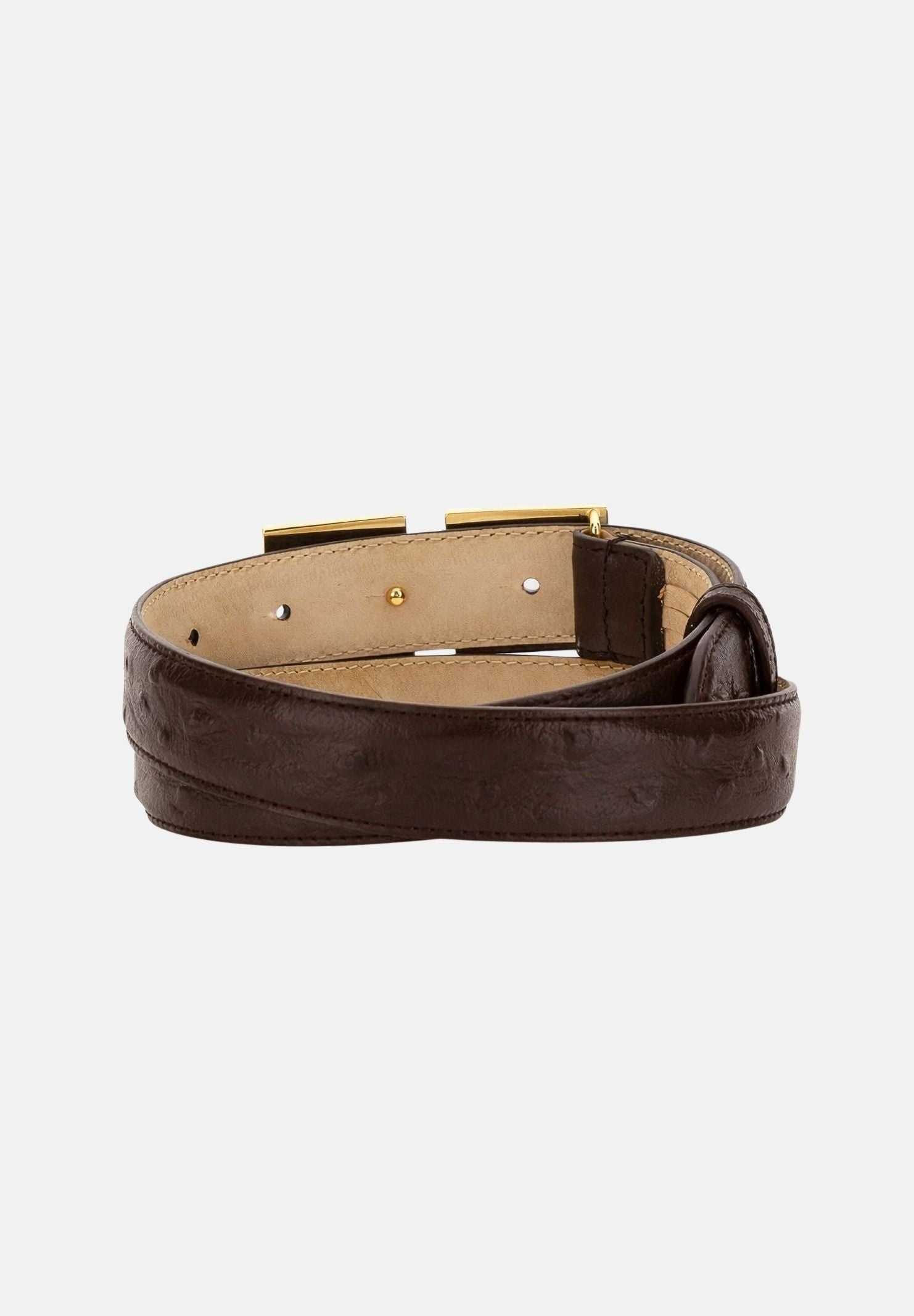 ELISABETTA FRANCHI Cintura marrone da donna con fibbia doppia c CT25S62E2 EV9 ELISABETTA FRANCHI