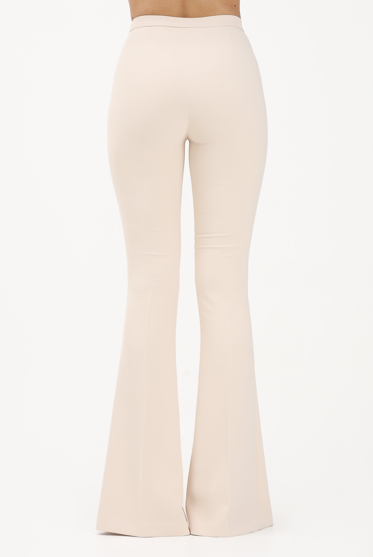 ELISABETTA FRANCHI Pantalone elegante burro da donna con cut-out e spacchi PA15961E2 E84 ELISABETTA FRANCHI