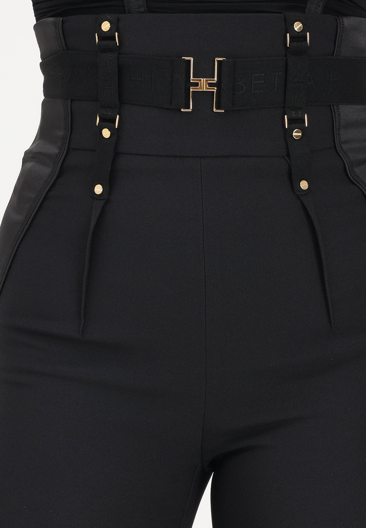 ELISABETTA FRANCHI Pantalone elegante nero da donna con bustier PA18062E2 110 ELISABETTA FRANCHI