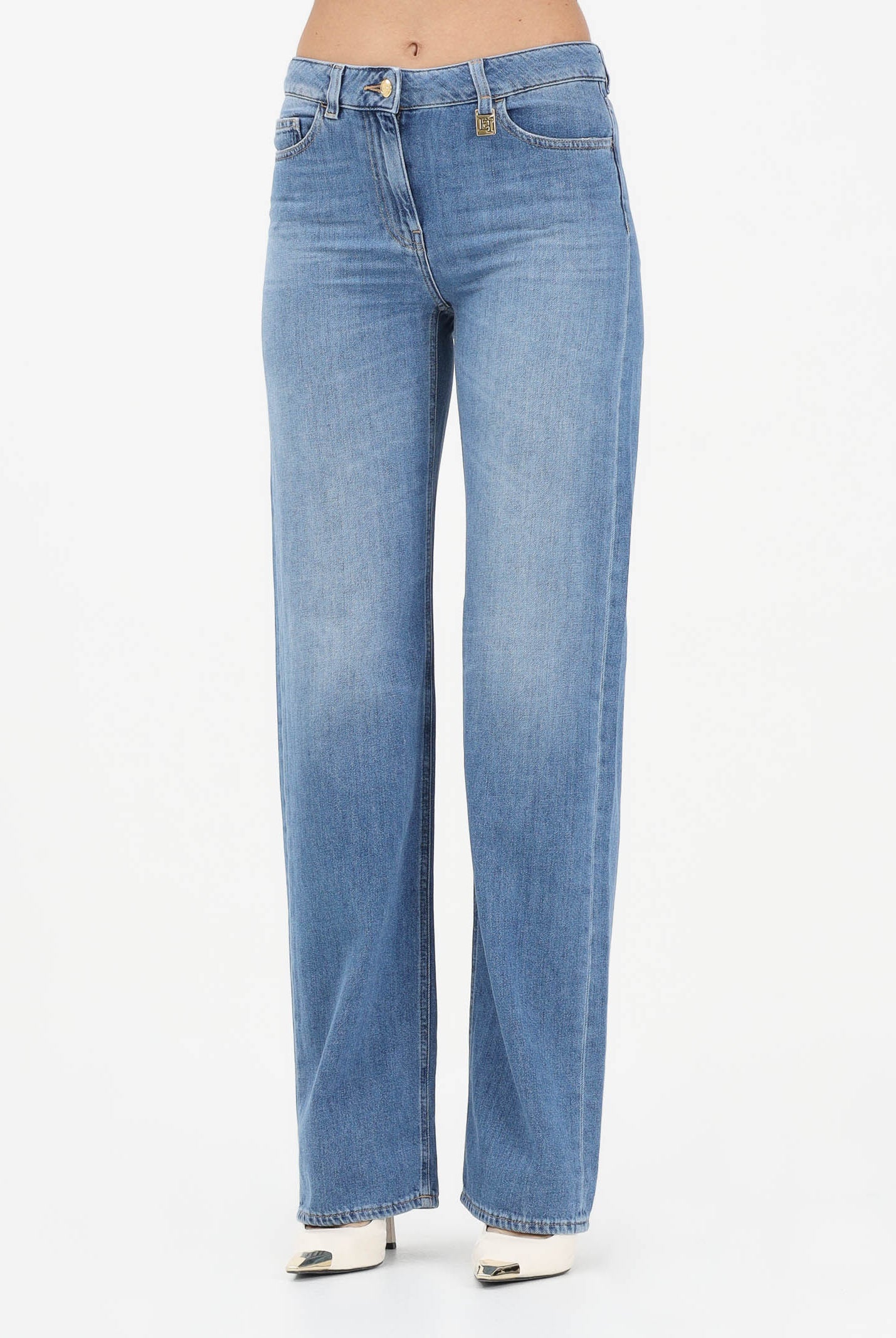 ELISABETTA FRANCHI Jeans in denim chiaro da donna PJ21I61E2 192 ELISABETTA FRANCHI