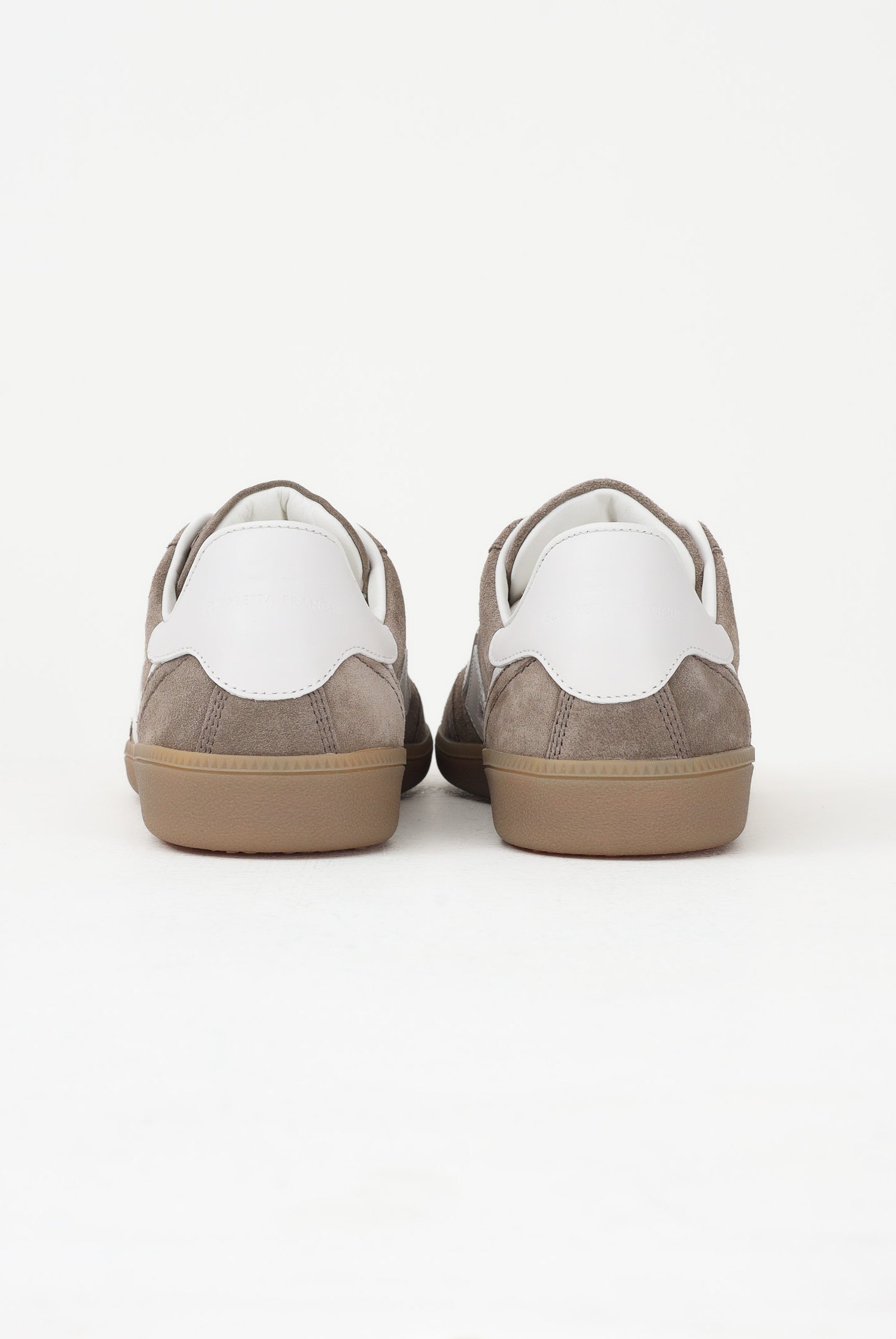 ELISABETTA FRANCHI Sneakers argilla e avorio da donna con logo SA61G61E2 FC5 ELISABETTA FRANCHI