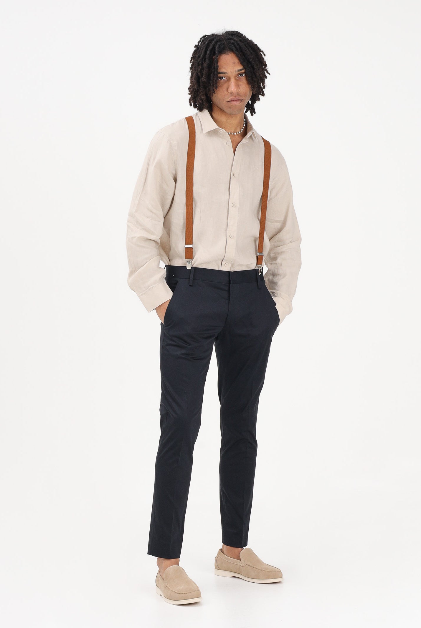 ENTRE AMIS Pantalone elegante blu da uomo P268188SENNA2436 4169 ENTRE AMIS