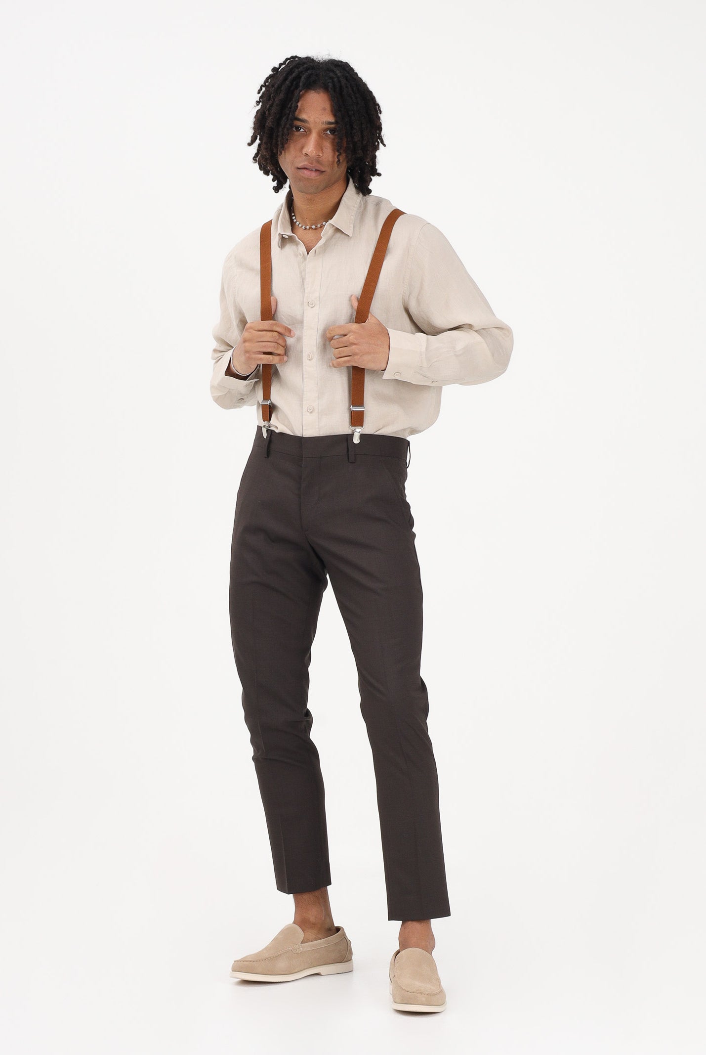 ENTRE AMIS Pantalone marrone da uomo P268188SENNA2654 5174 ENTRE AMIS
