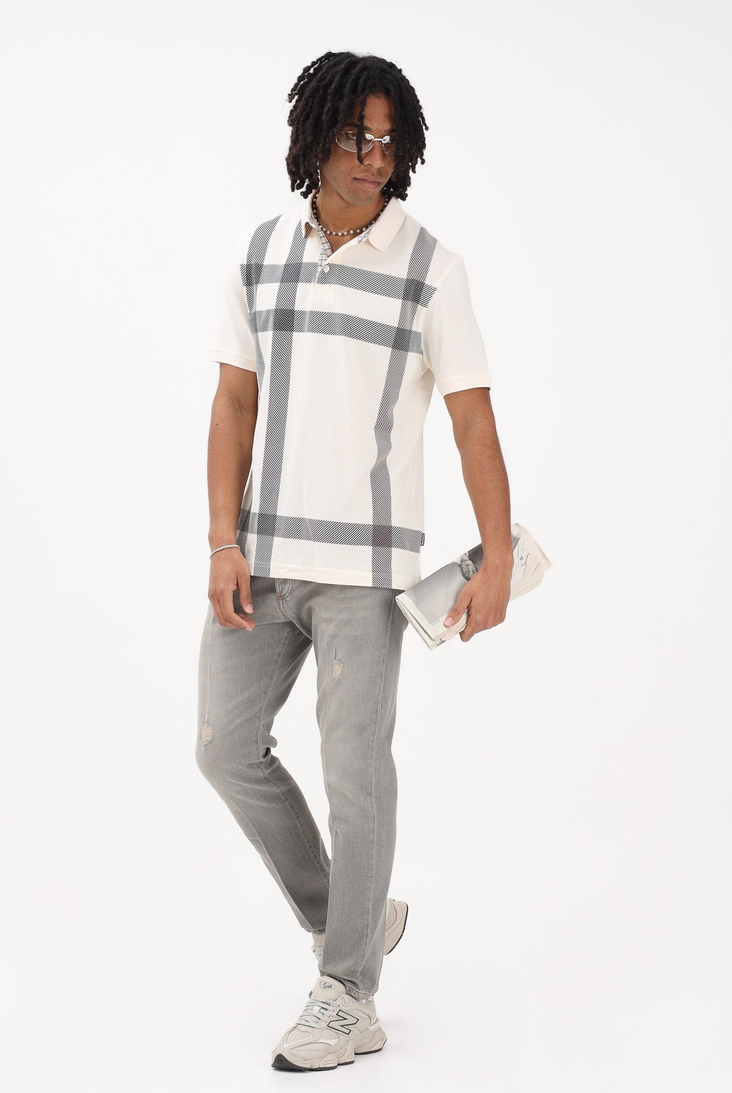 ENTRE AMIS Jeans in denim grigio sabbiato da uomo P26CHRIS2765L1052 2021 ENTRE AMIS