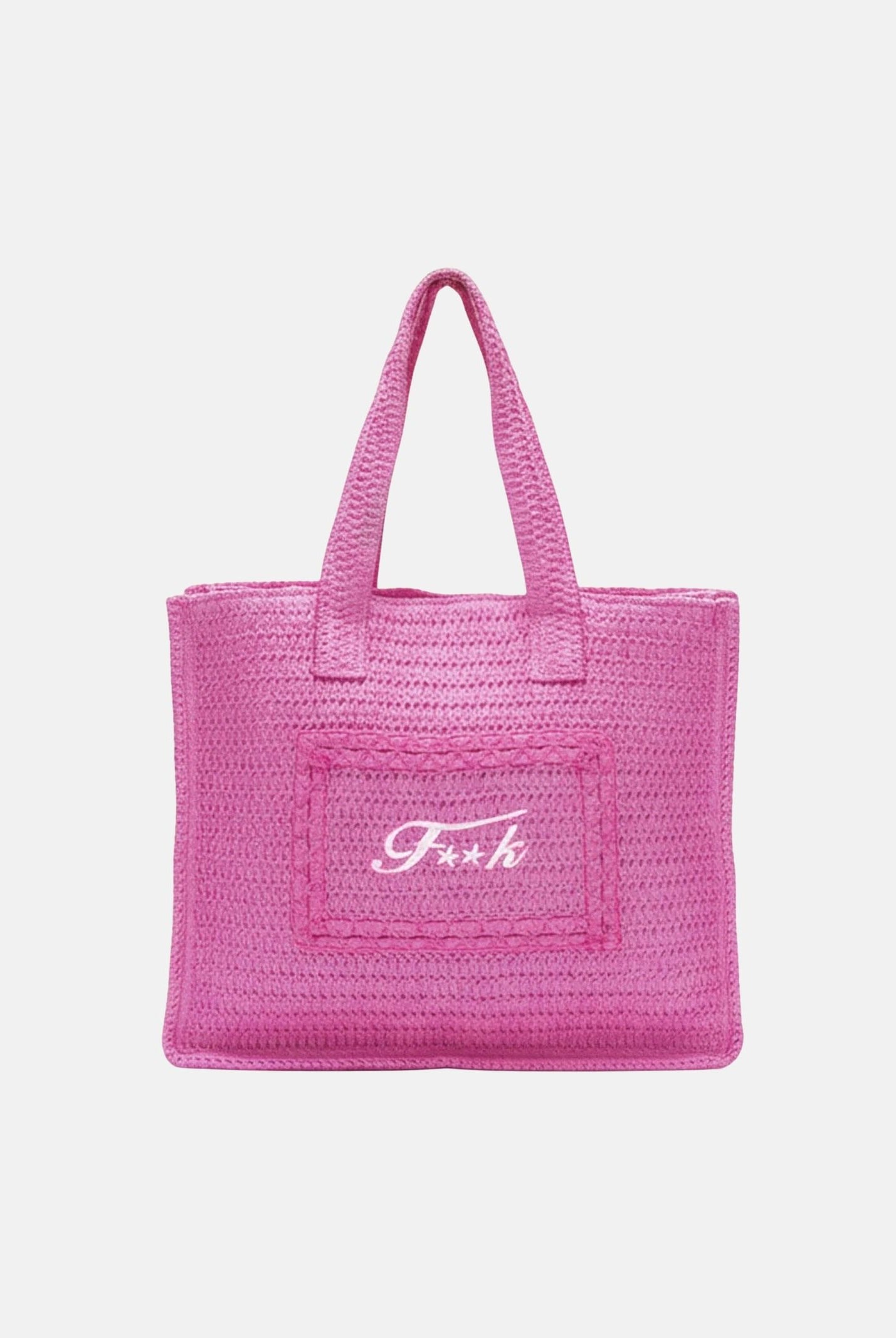 F**K Borsa mare fucsia da donna con logo FA26-SW0001FX . F**K