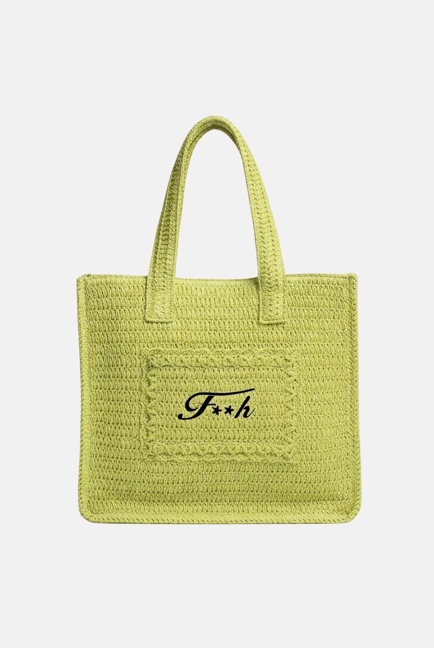 F**K Borsa mare lime da donna con logo FA26-SW0001LI . F**K