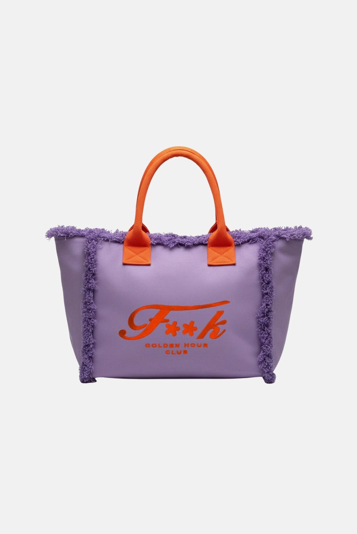 F**K Borsa mare lilla da donna con logo FA26-SW0101VI . F**K