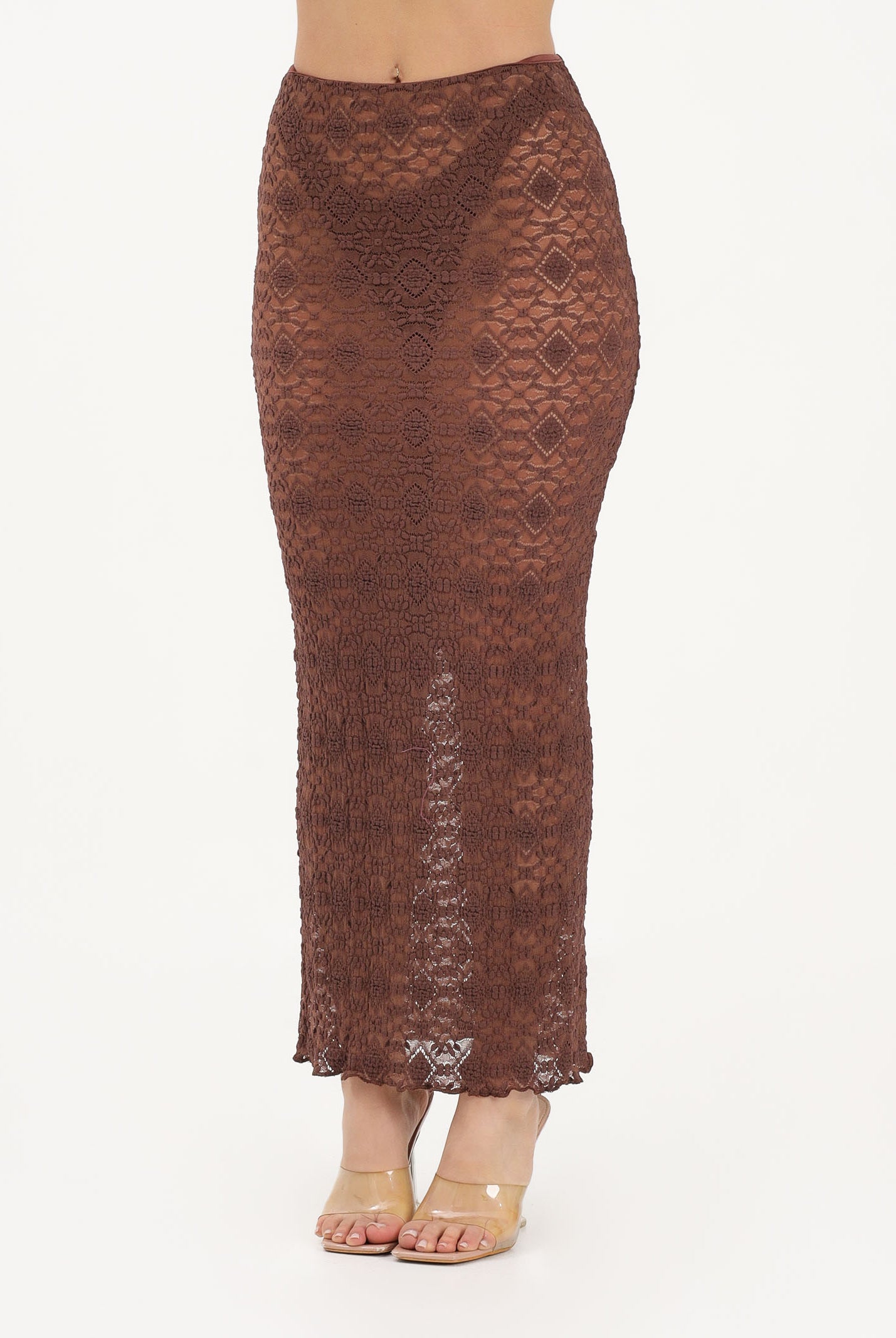 F**K Gonna midi marrone da donna FK26-SW0208BN . F**K