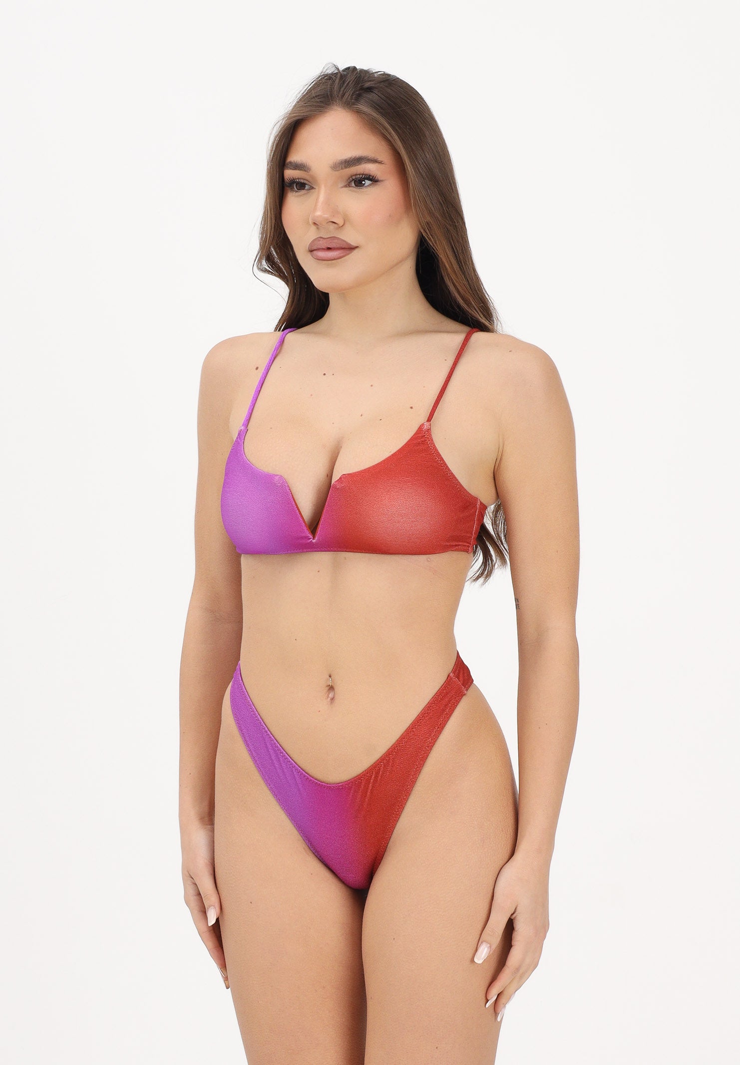 F**K Bikini viola e arancione da donna FK26-SW1852X81 . F**K