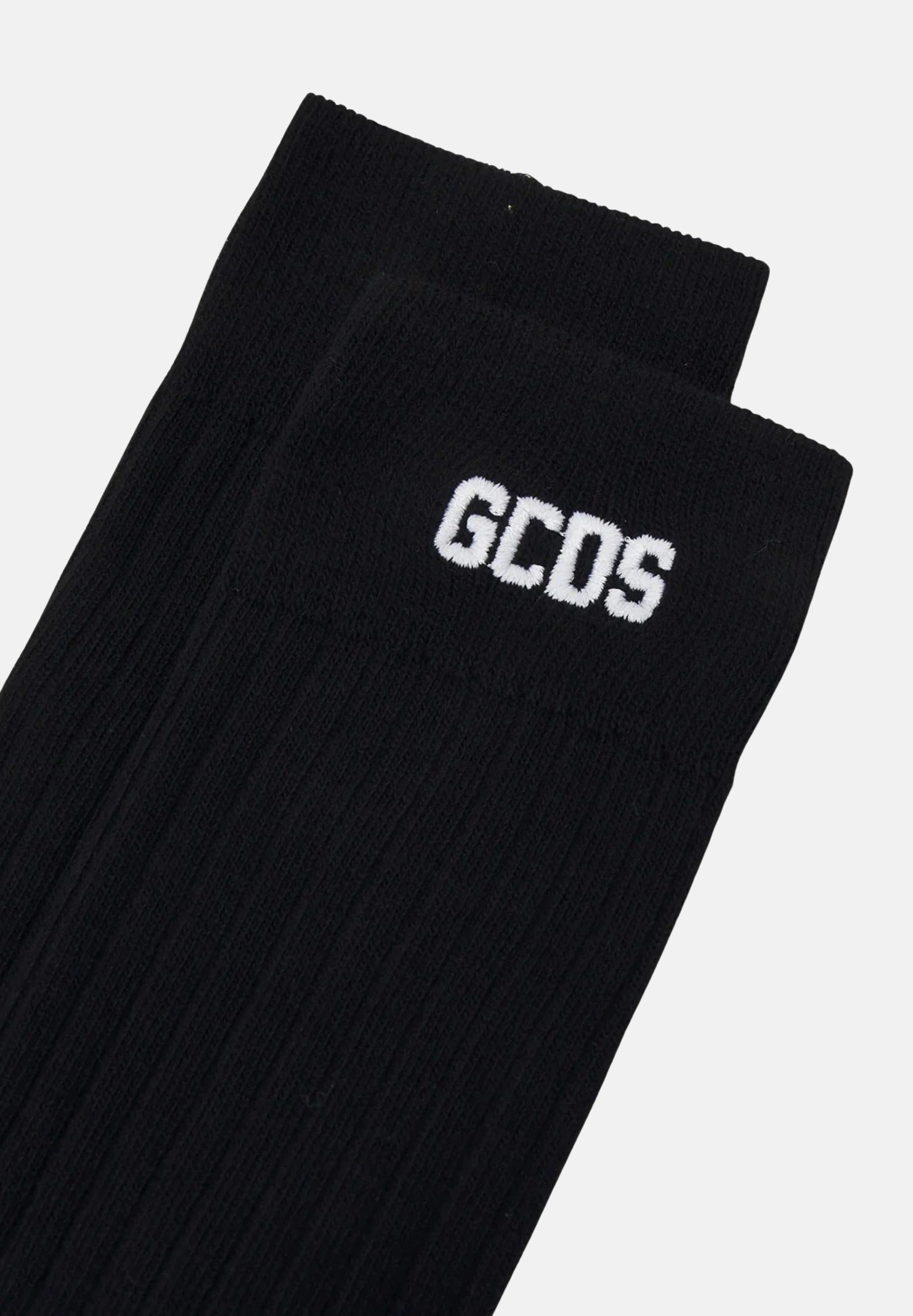 GCDS Calzini (3paia) neri per uomo e donna con logo A2EU3801UW1 99 GCDS