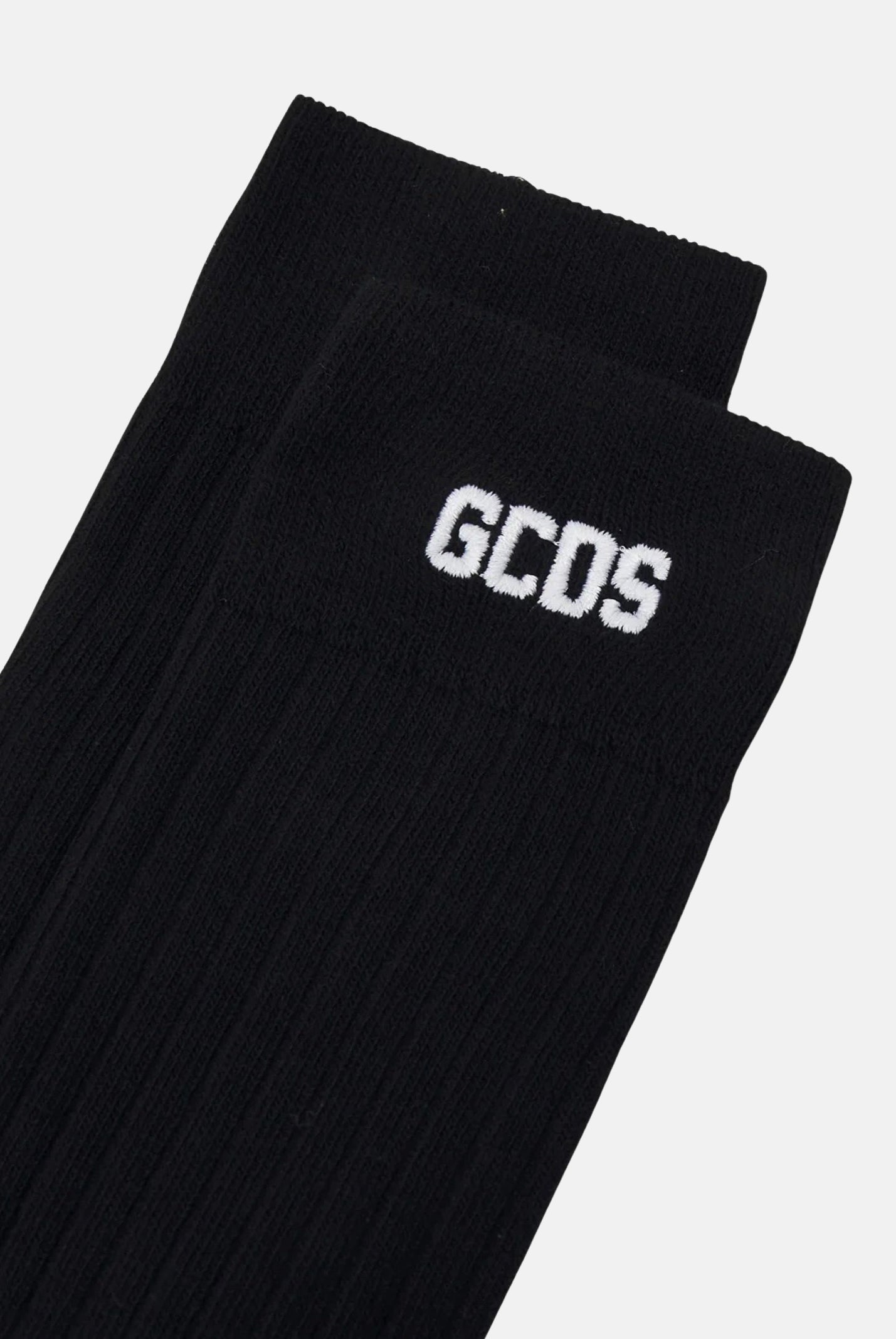GCDS Calzini (3paia) neri per uomo e donna con logo A2EU3801UW1 99 GCDS