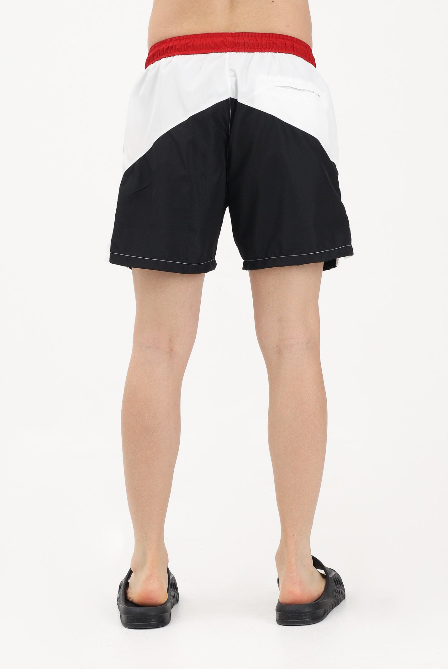 GCDS Shorts mare multicolore da uomo con logo C1MEQS246T016 999A GCDS
