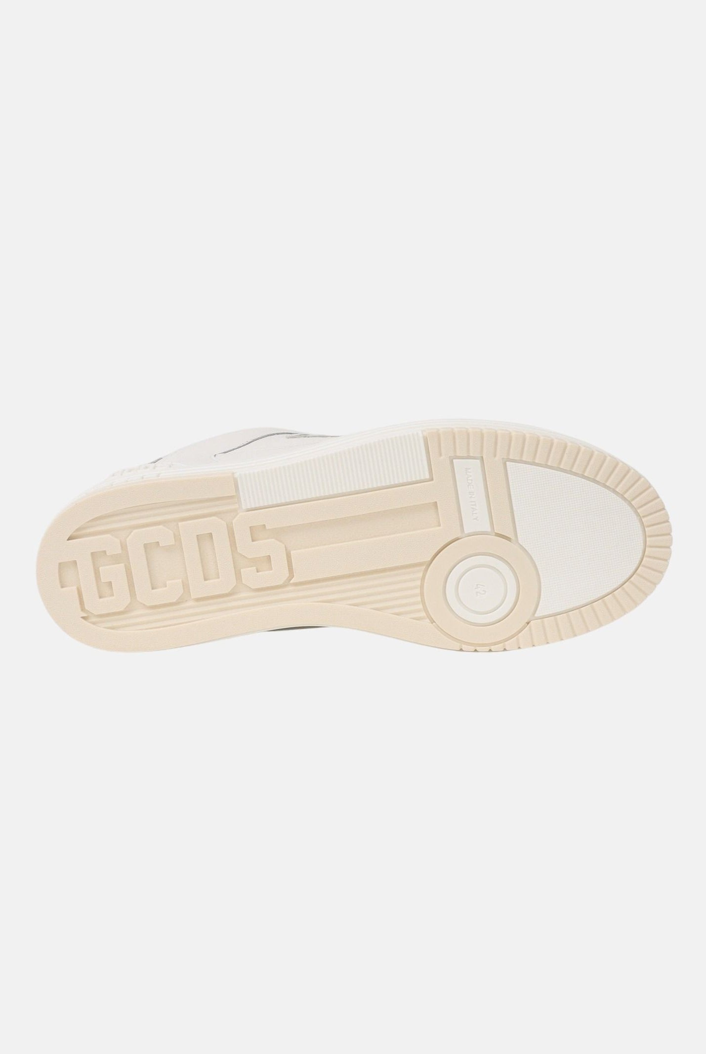 GCDS Sneakers bianche da uomo con logo GCU1136 034 GCDS