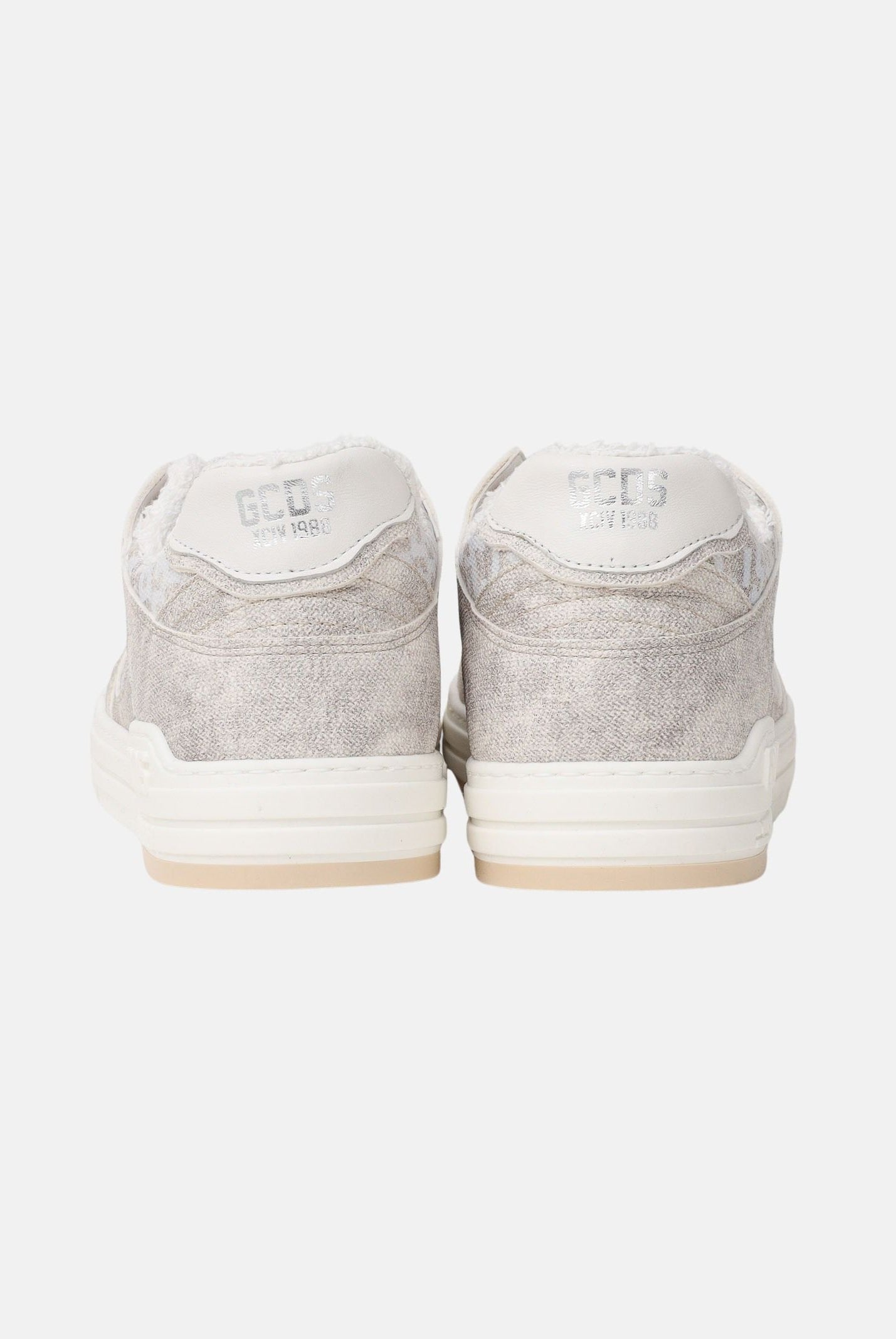 GCDS Sneakers beige da uomo con GCDS Monogram GCU1136 126 GCDS