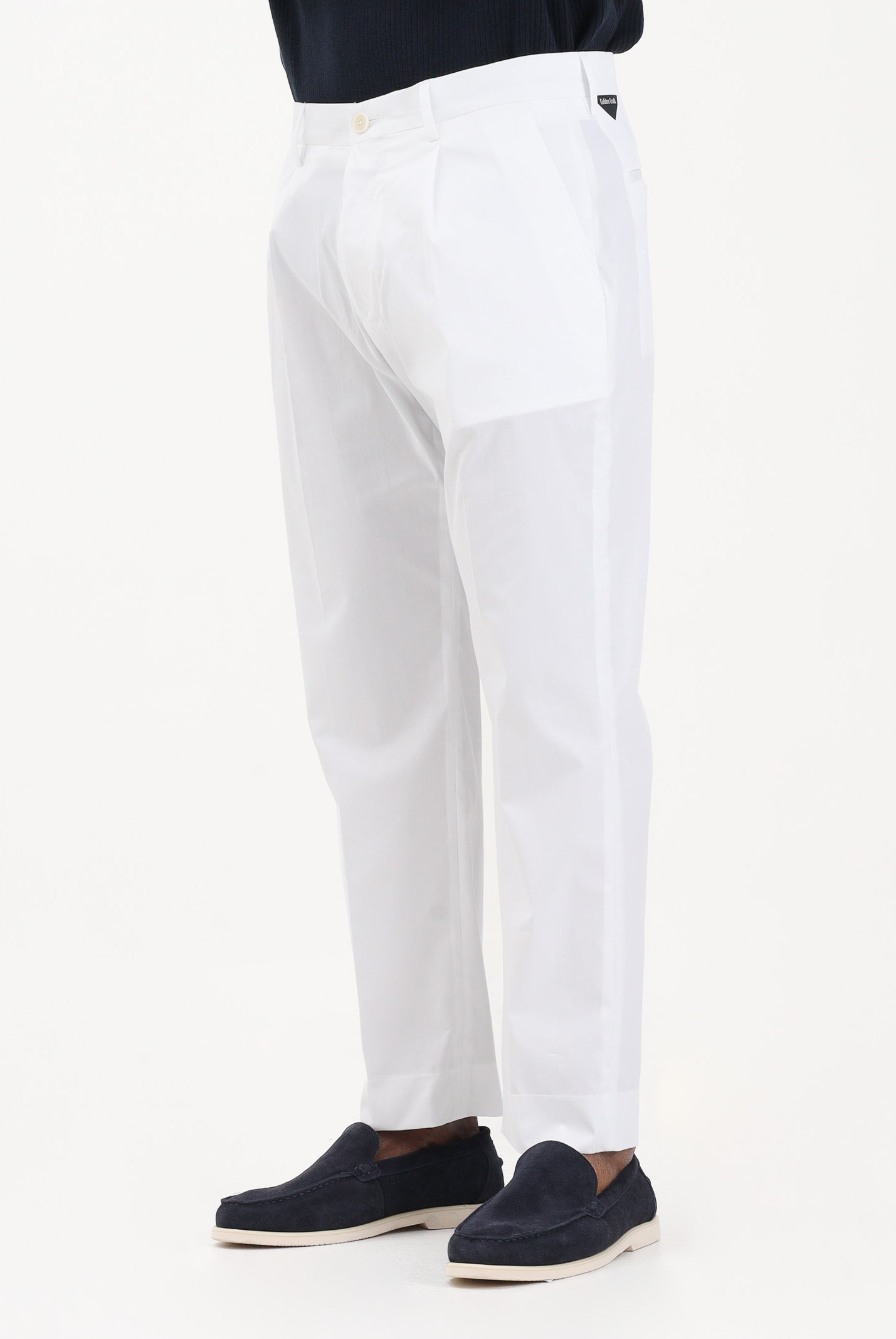 GOLDEN CRAFT Pantalone bianco da uomo GC1PSS266906 A001 GOLDEN CRAFT