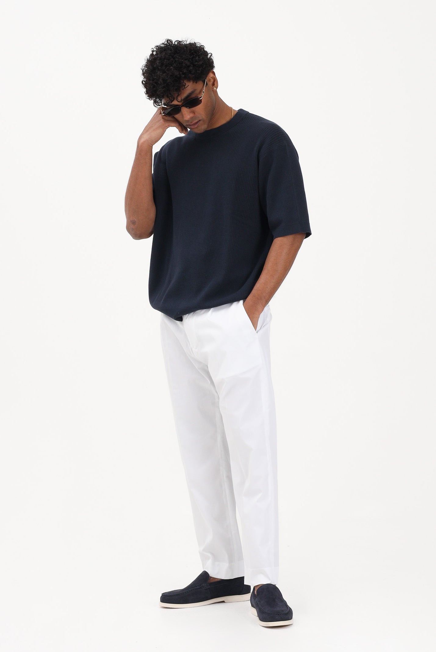 GOLDEN CRAFT Pantalone bianco da uomo GC1PSS266906 A001 GOLDEN CRAFT