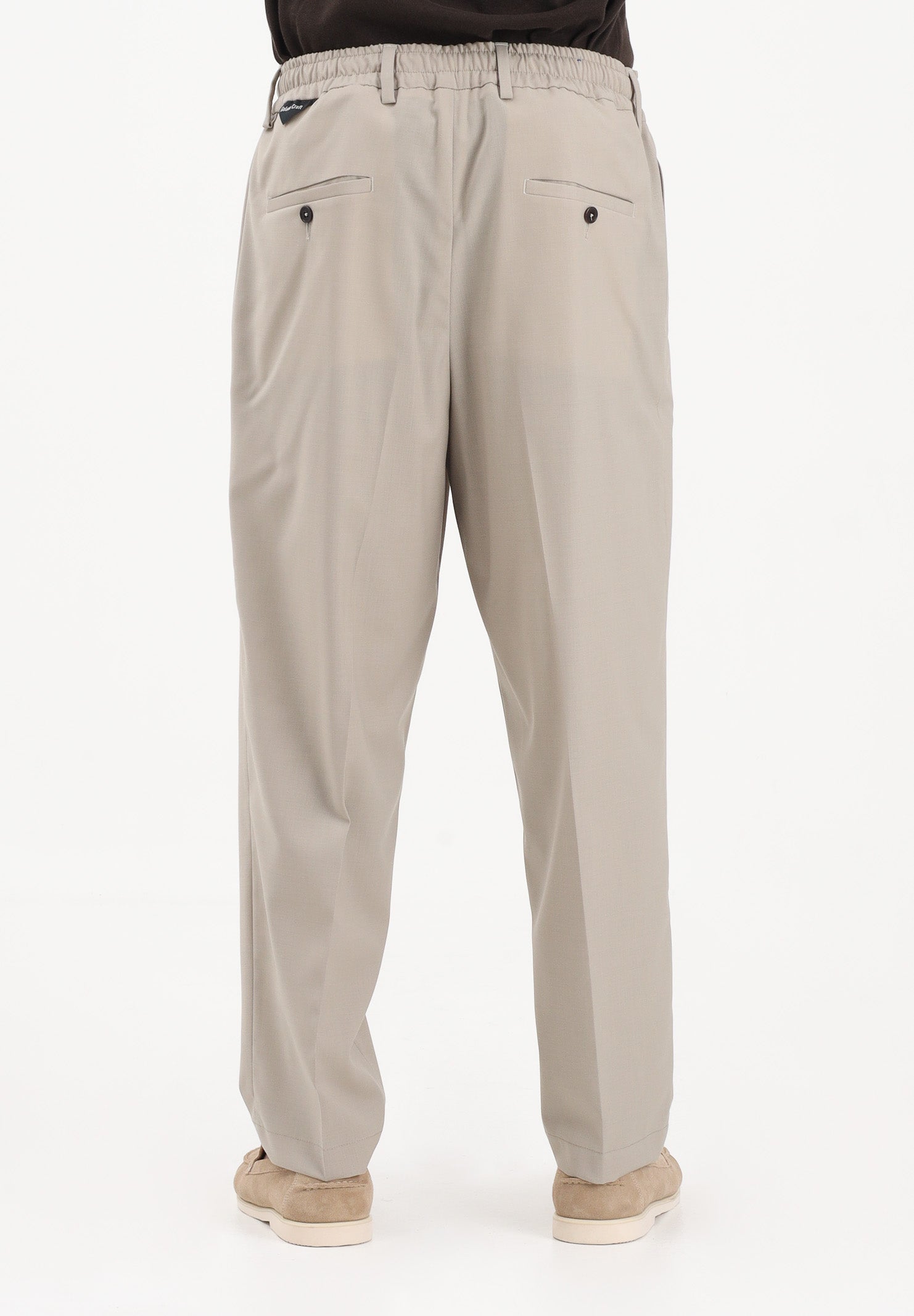 GOLDEN CRAFT Pantalone beige da uomo con vita elasticizzata GC1PSS266920 A037 GOLDEN CRAFT