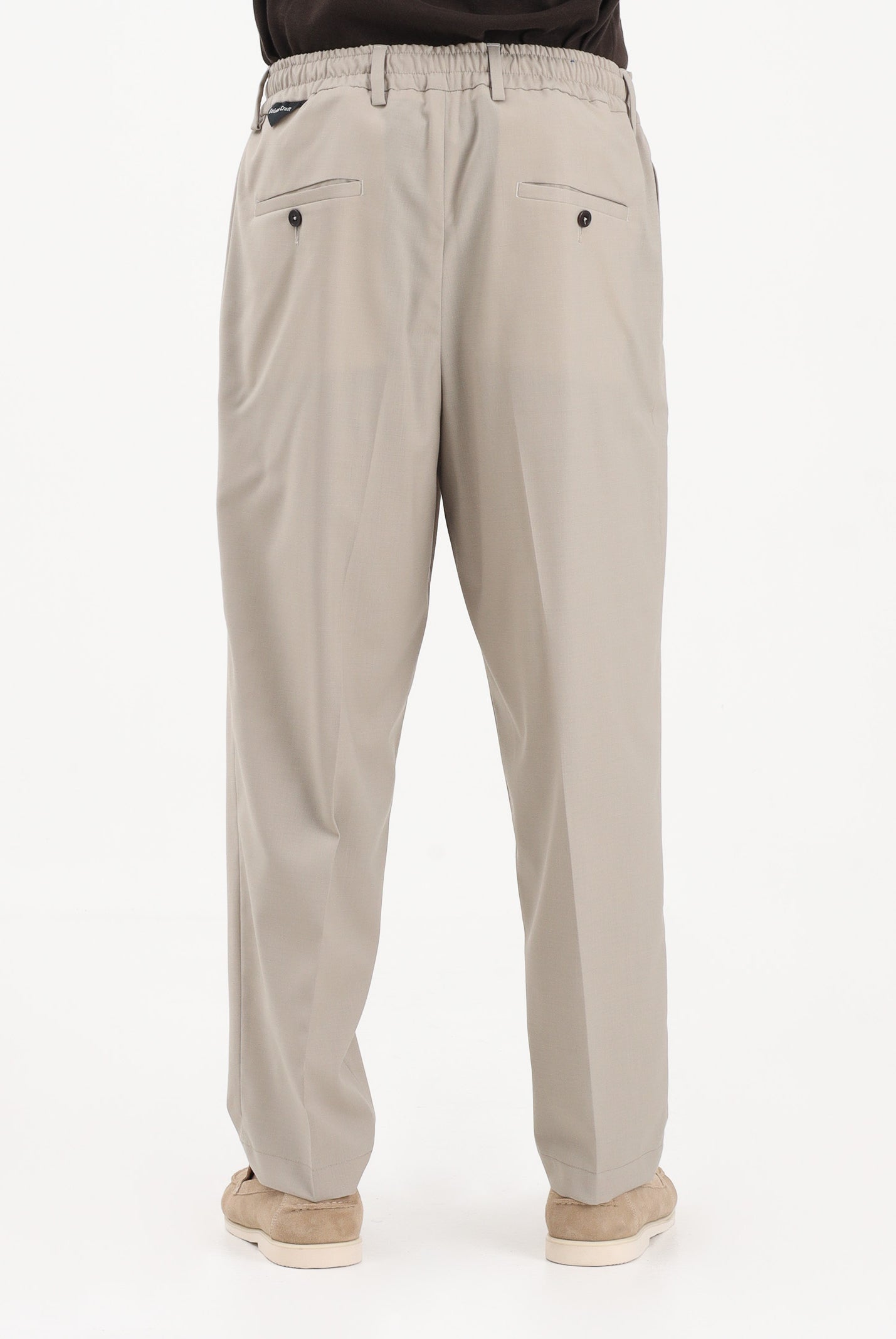 GOLDEN CRAFT Pantalone beige da uomo con vita elasticizzata GC1PSS266920 A037 GOLDEN CRAFT