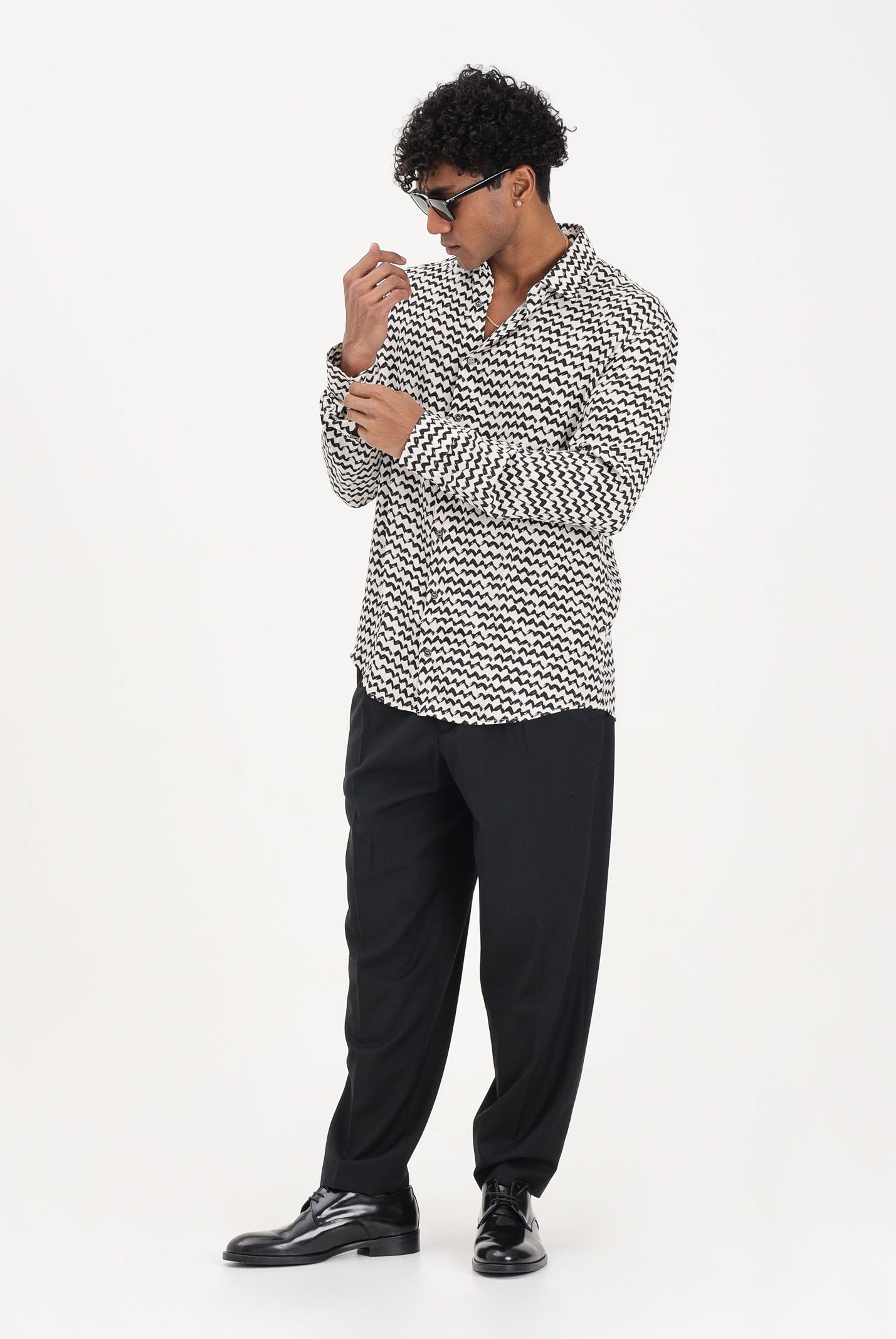 GOLDEN CRAFT Pantalone nero da uomo con vita elasticizzata GC1PSS266920 D001 GOLDEN CRAFT