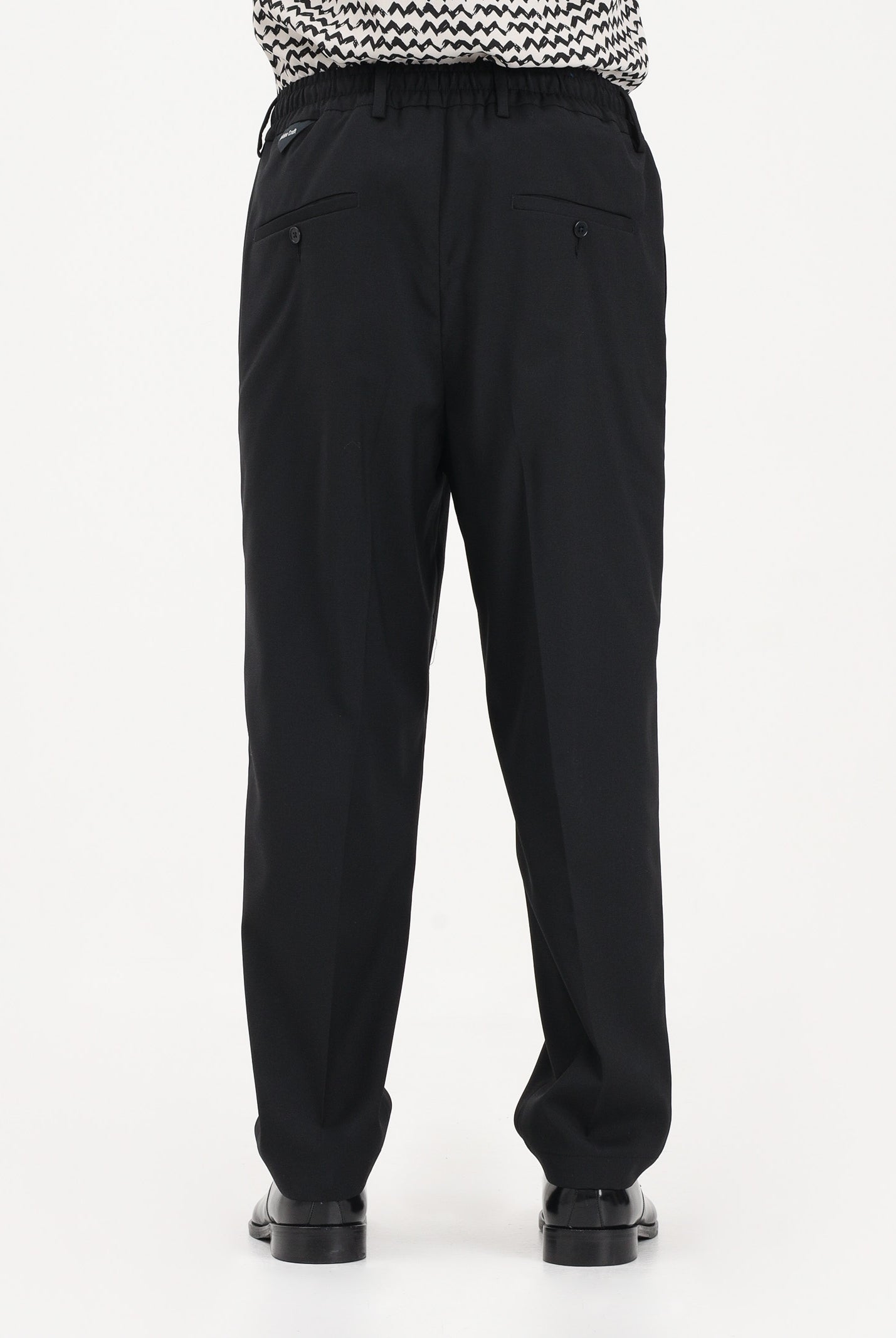 GOLDEN CRAFT Pantalone nero da uomo con vita elasticizzata GC1PSS266920 D001 GOLDEN CRAFT