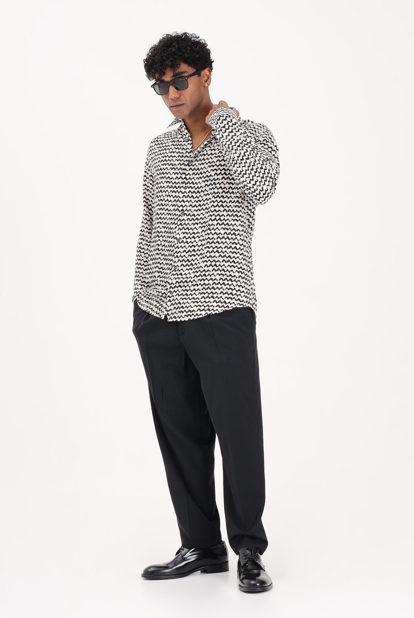GOLDEN CRAFT Pantalone nero da uomo con vita elasticizzata GC1PSS266920 D001 GOLDEN CRAFT