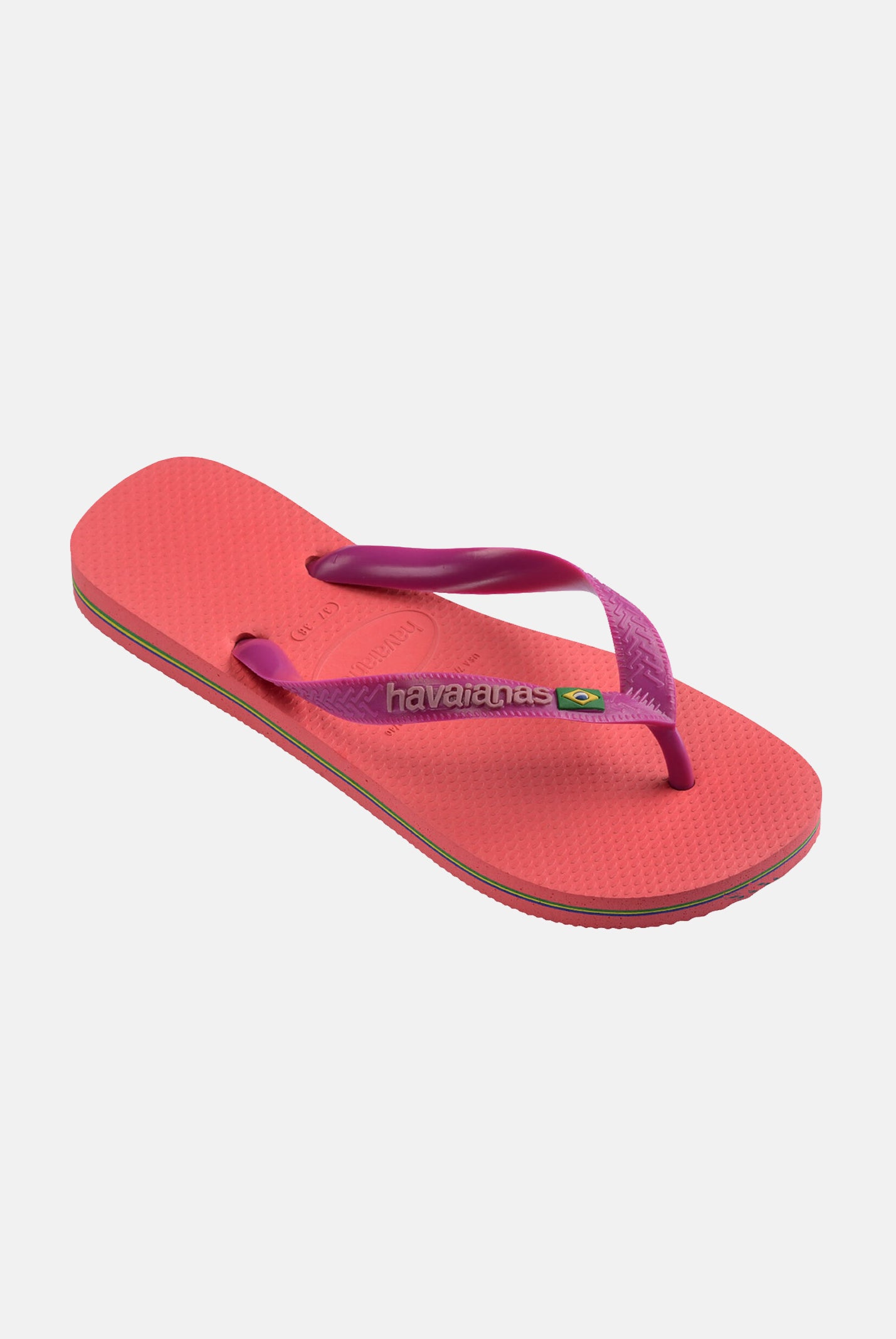 HAVAIANAS Infradito Brasil Logo corallo da bambina 4110850 4380 HAVAIANAS