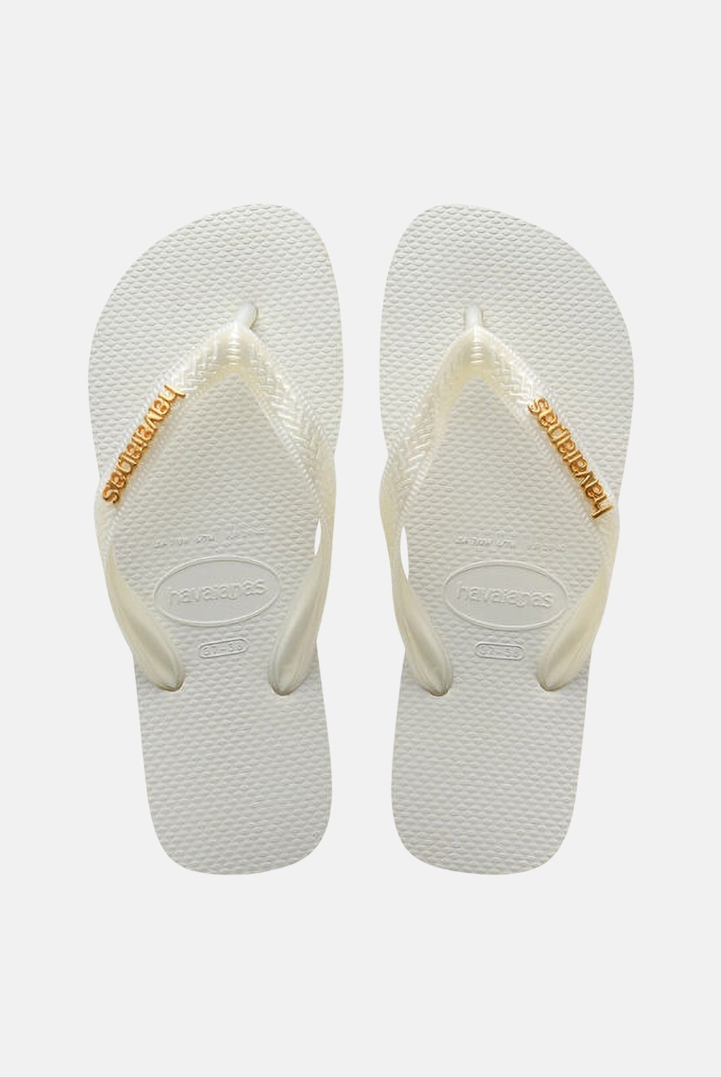 HAVAIANAS Infradito Logo Metallic bianchi da donna 4127244 0001 HAVAIANAS