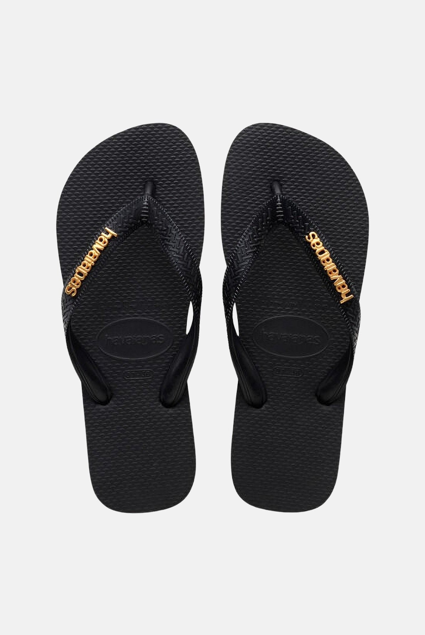 HAVAIANAS Infradito Logo Metallic neri da donna 4127244 1069 HAVAIANAS