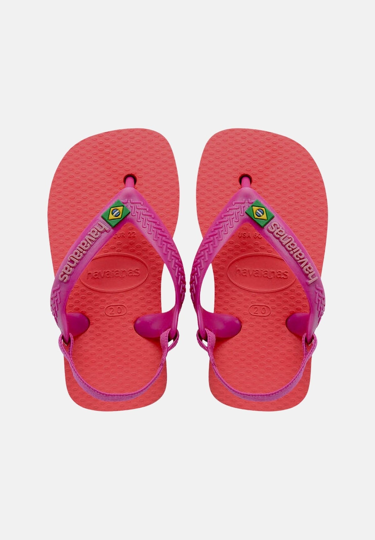 HAVAIANAS Sandali Brasil Logo II corallo da neonato 4140577 4380 HAVAIANAS