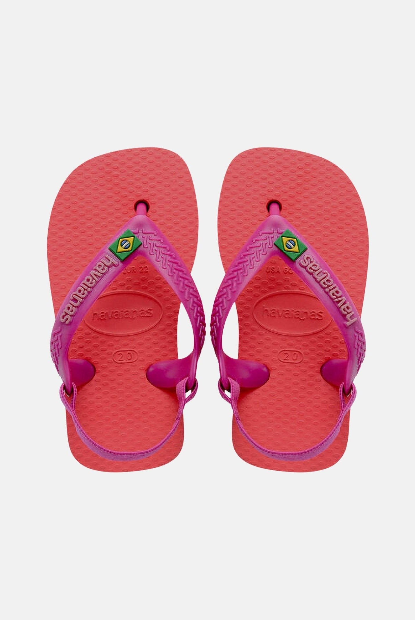 HAVAIANAS Sandali Brasil Logo II corallo da neonato 4140577 4380 HAVAIANAS