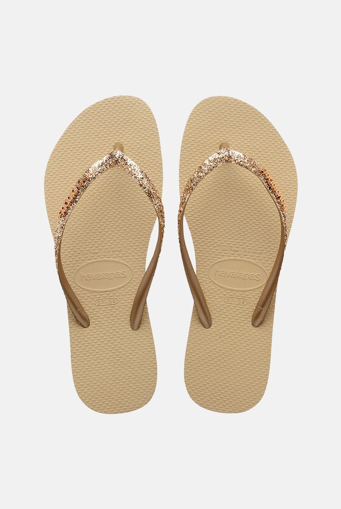 HAVAIANAS Infradito Slim Glitter II sabbia da bambina 4146975 0154 HAVAIANAS