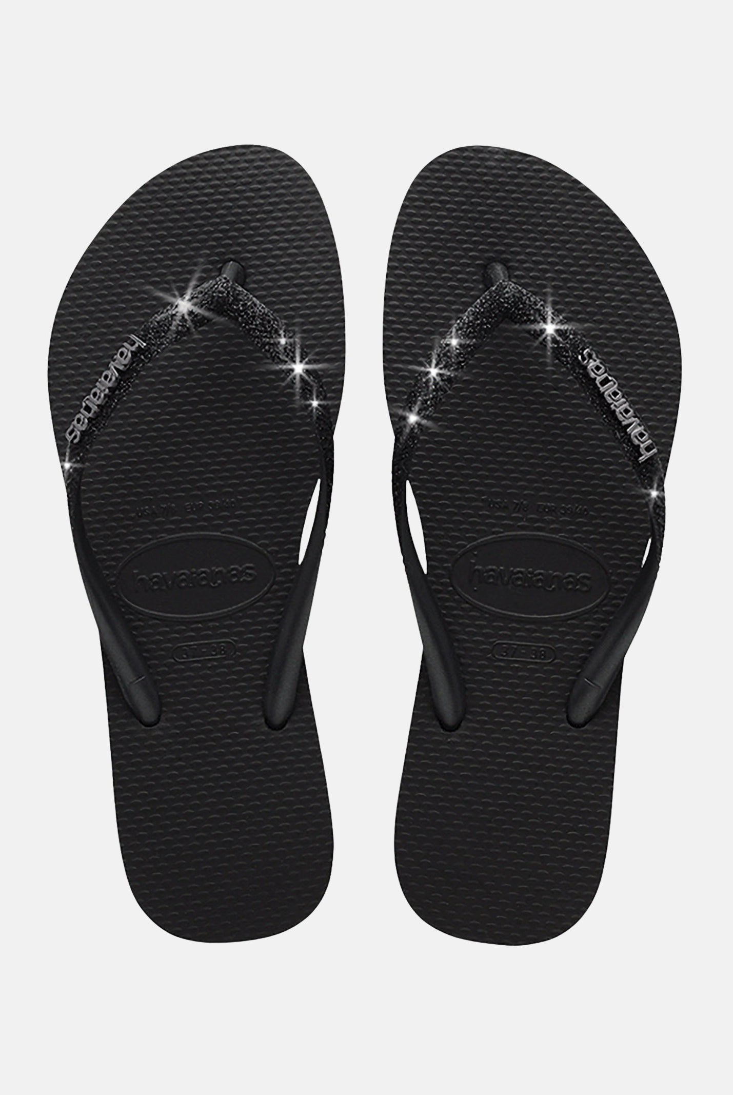 HAVAIANAS Infradito Havaianas Slim Glitter II neri da donna 4146975. 1069 HAVAIANAS