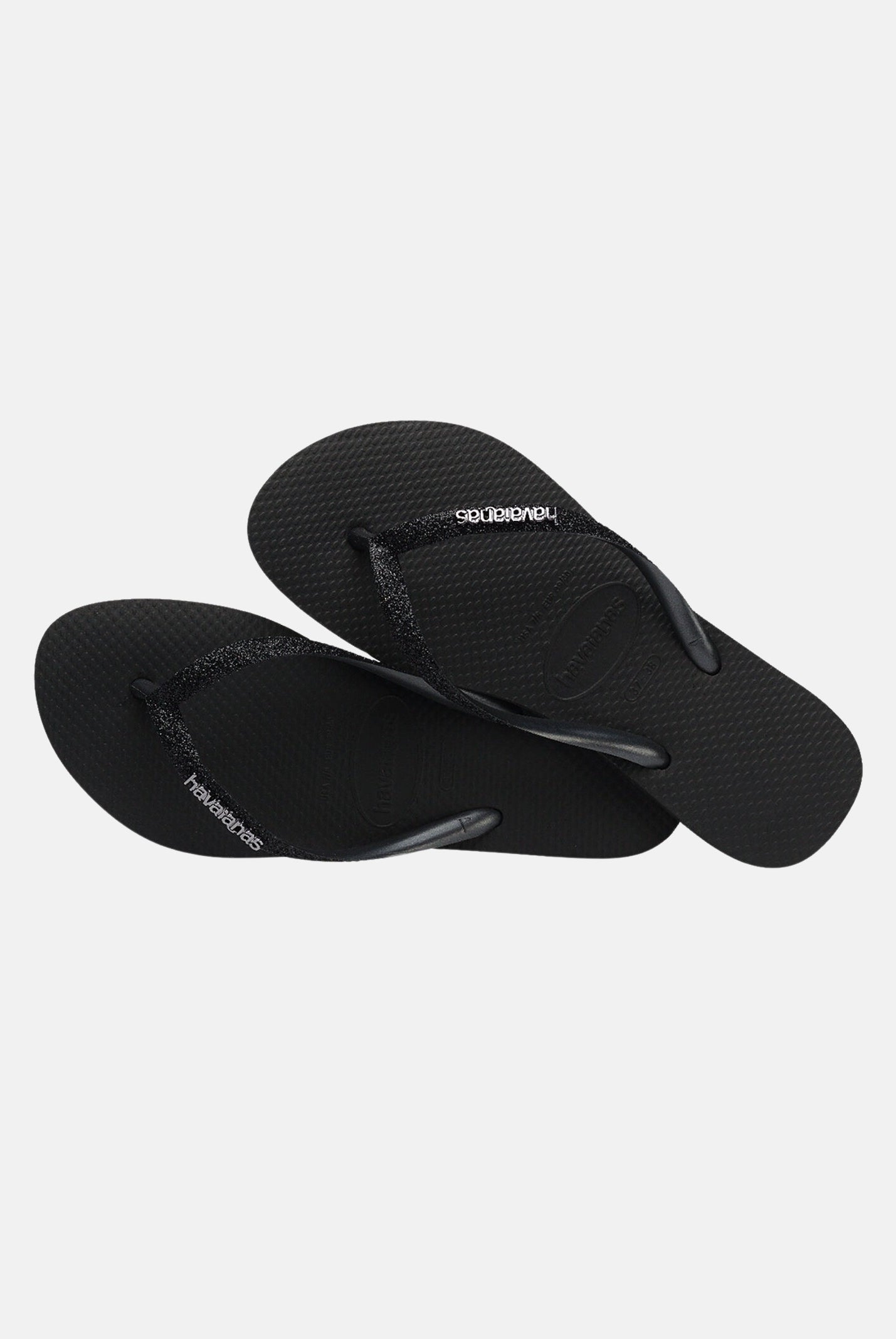 HAVAIANAS Infradito Havaianas Slim Glitter II neri da donna 4146975. 1069 HAVAIANAS