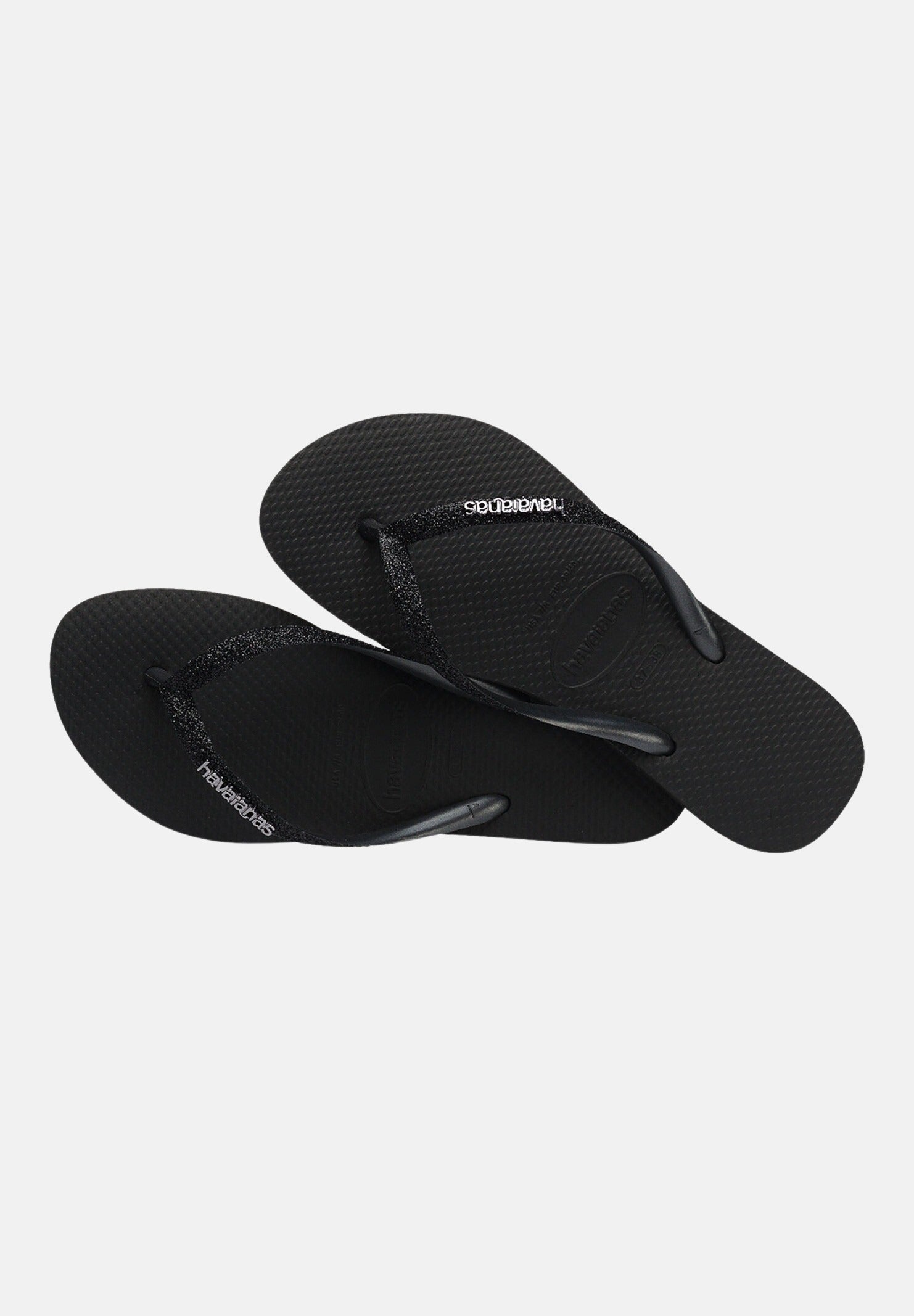 HAVAIANAS Infradito Havaianas Slim Glitter II neri da donna 4146975. 1069 HAVAIANAS
