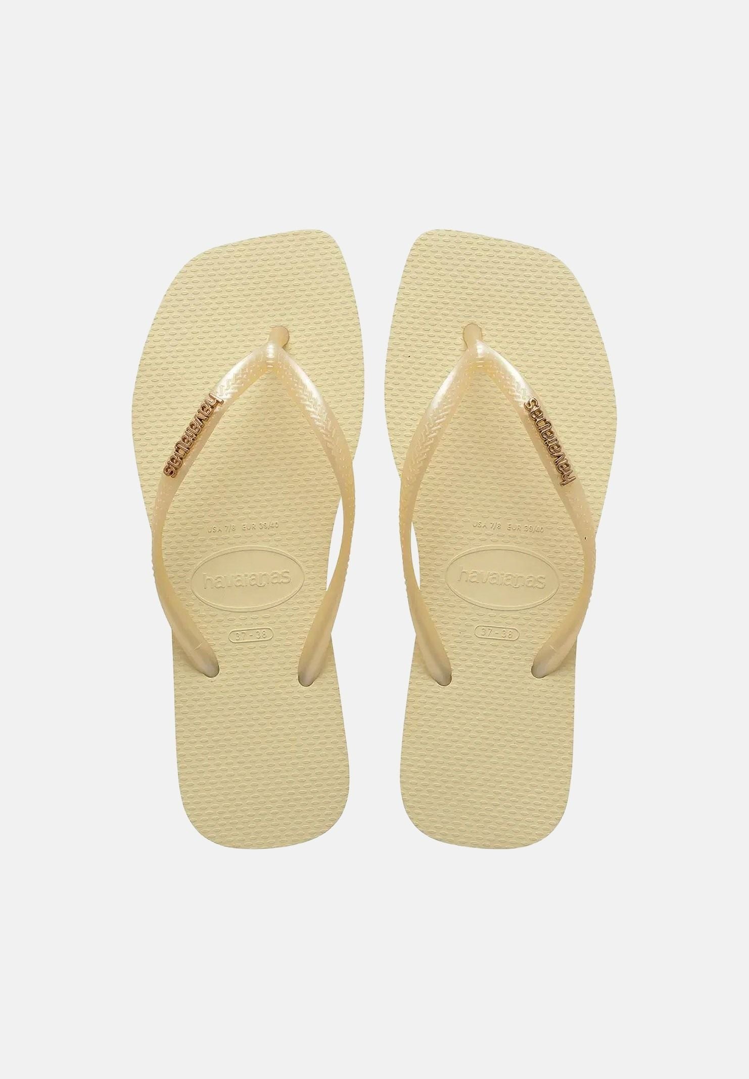 HAVAIANAS Infradito Square Logo Metallic burro da donna 4148257 9256 HAVAIANAS