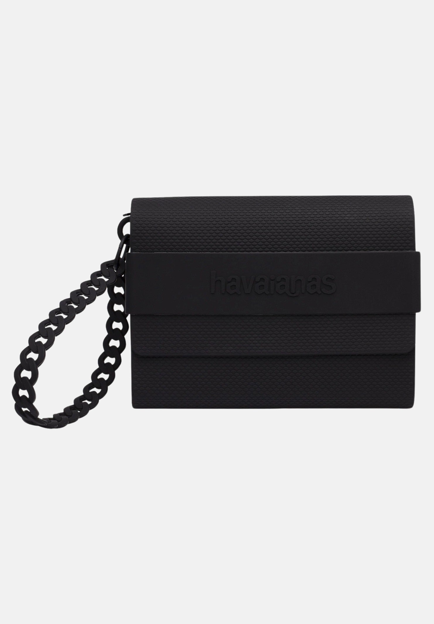HAVAIANAS Pochette nera da donna in gomma 4148799 0090 HAVAIANAS