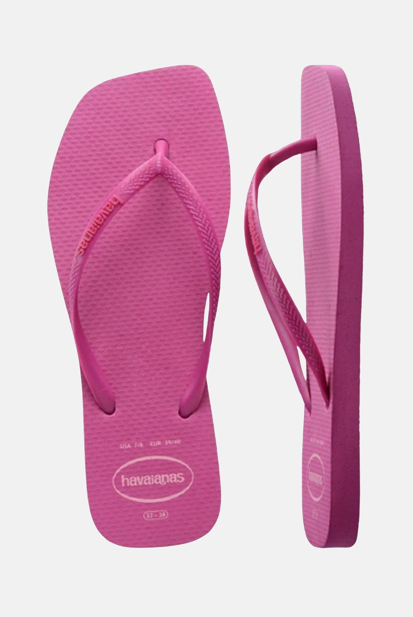 HAVAIANAS infradito Square Logo Pop Up Rose Gum rosa donna. 4148959 4622 HAVAIANAS