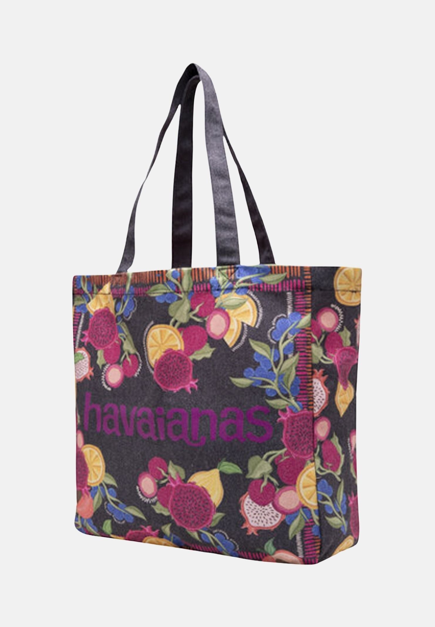 Havaianas borsa da spiaggia XL Beach Bag XL multicolor fantasia tropicale donna 4149896 0090 HAVAIANAS