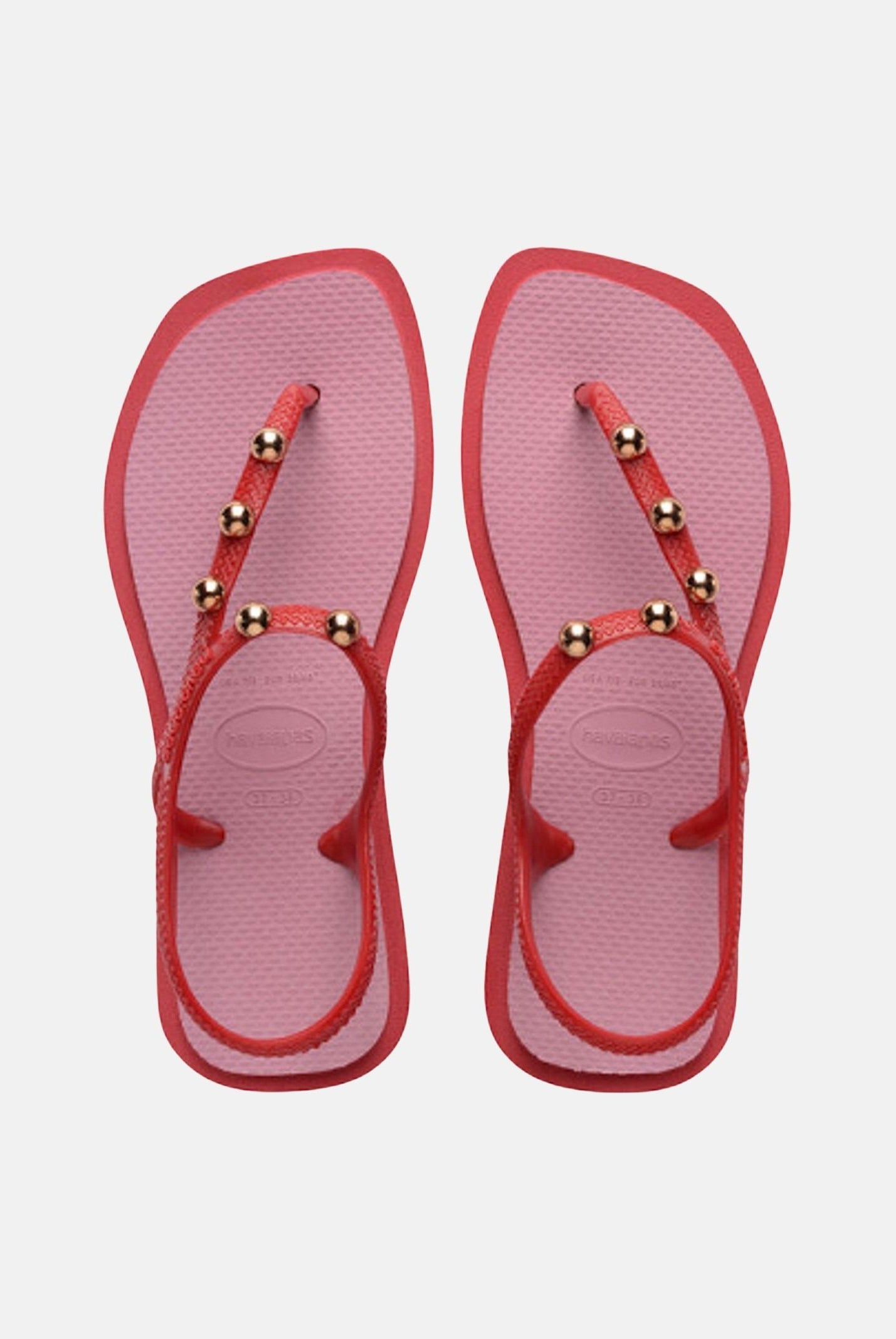 HAVAIANAS Sandali Flash Fusion rossi e rosa da donna 4150244 6627 HAVAIANAS