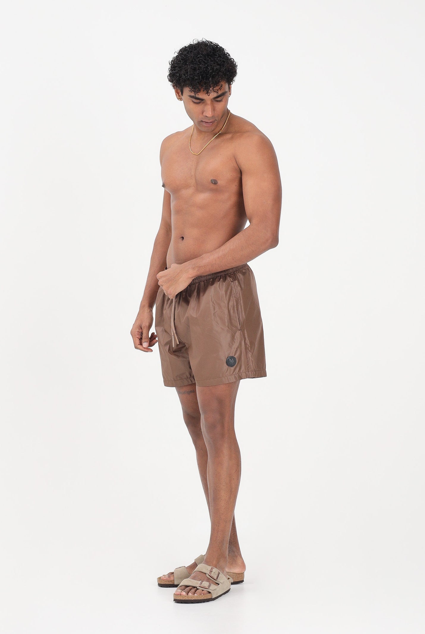 I'M BRIAN Shorts mare marrone da uomo BC3750 020 I'M BRIAN