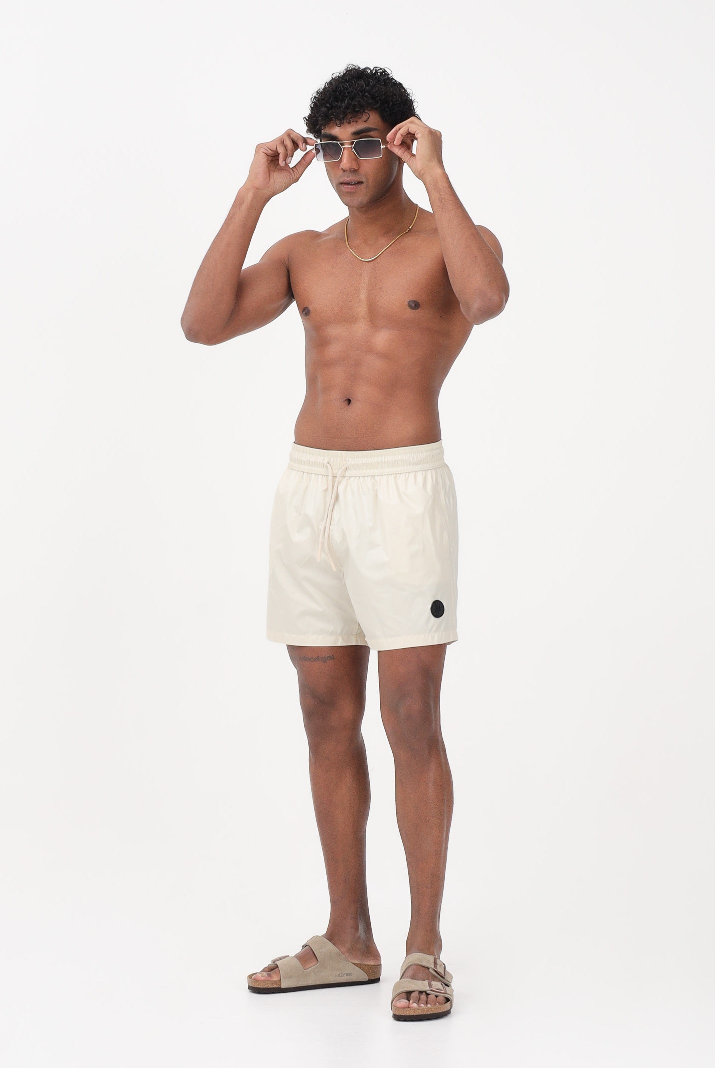 I'M BRIAN Shorts mare panna da uomo BC3750 PA I'M BRIAN