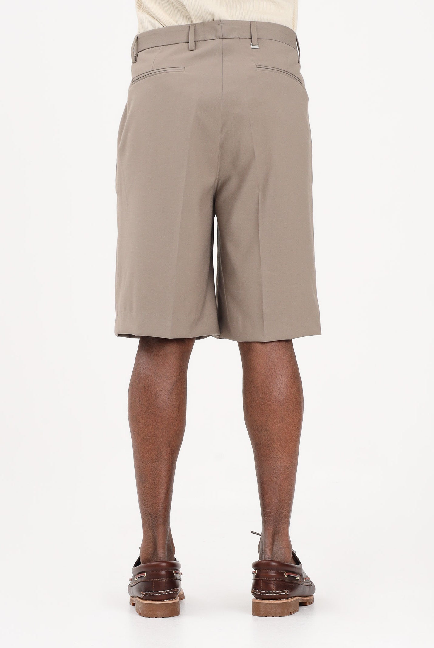 I'M BRIAN Shorts beige da uomo BE3687 TA I'M BRIAN